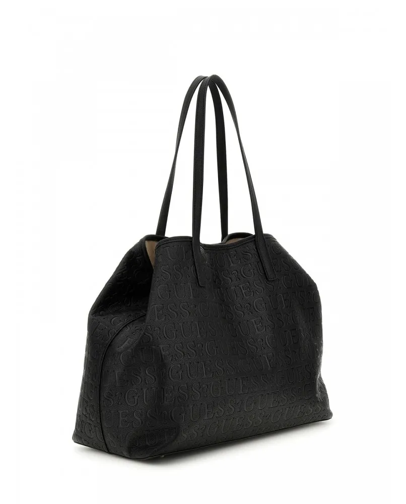 GUESS VIKKY BG931829 DOPPIA BORSA Borsa + pochette donna logato nero
