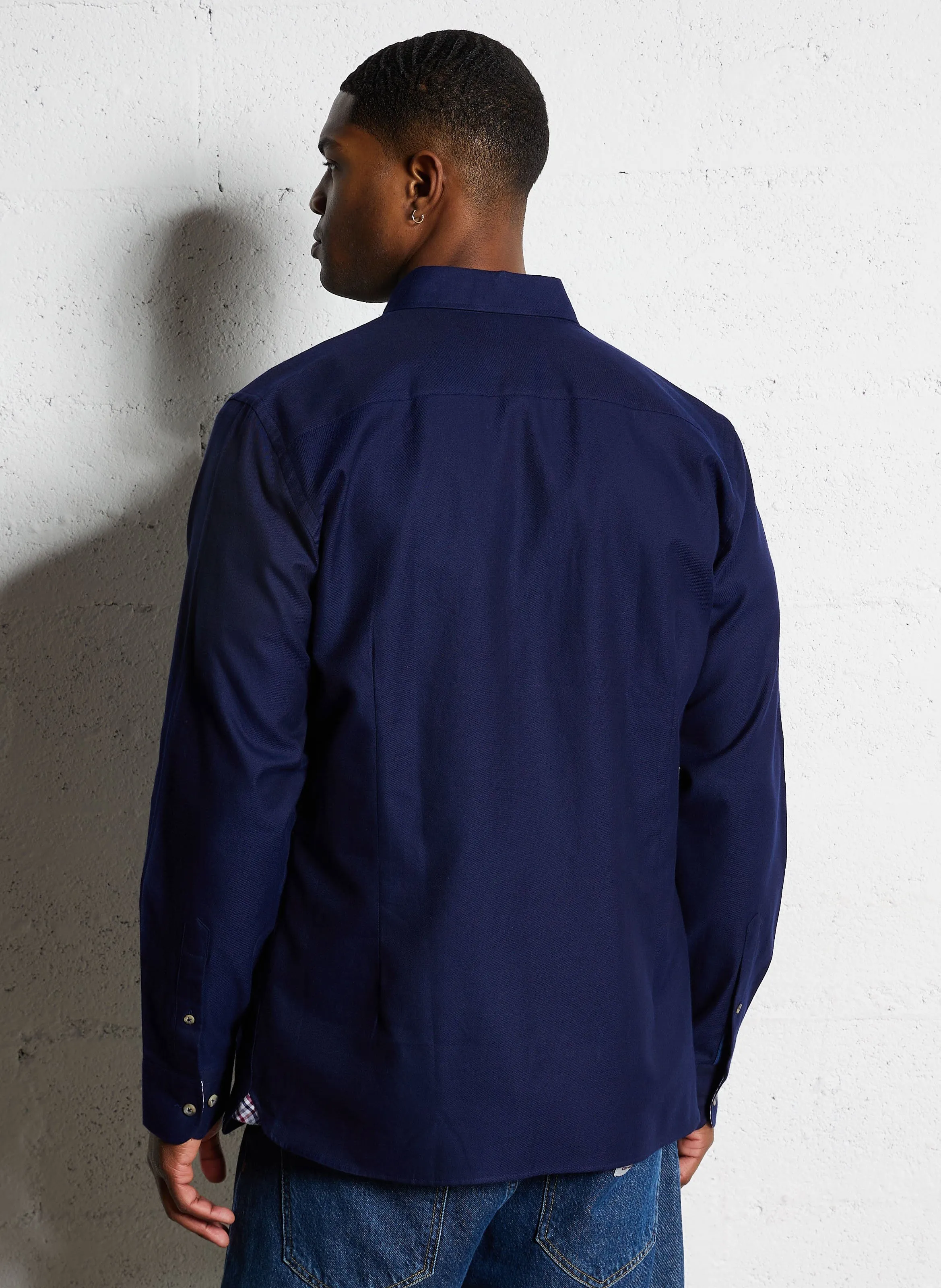  HACKETT   Camicia dritta in cotone | Blu