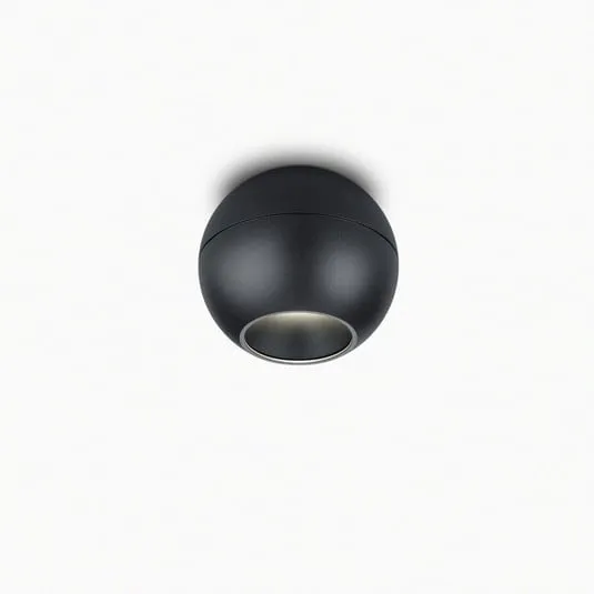 Helestra Eto faretto LED Ø10cm 927 nero