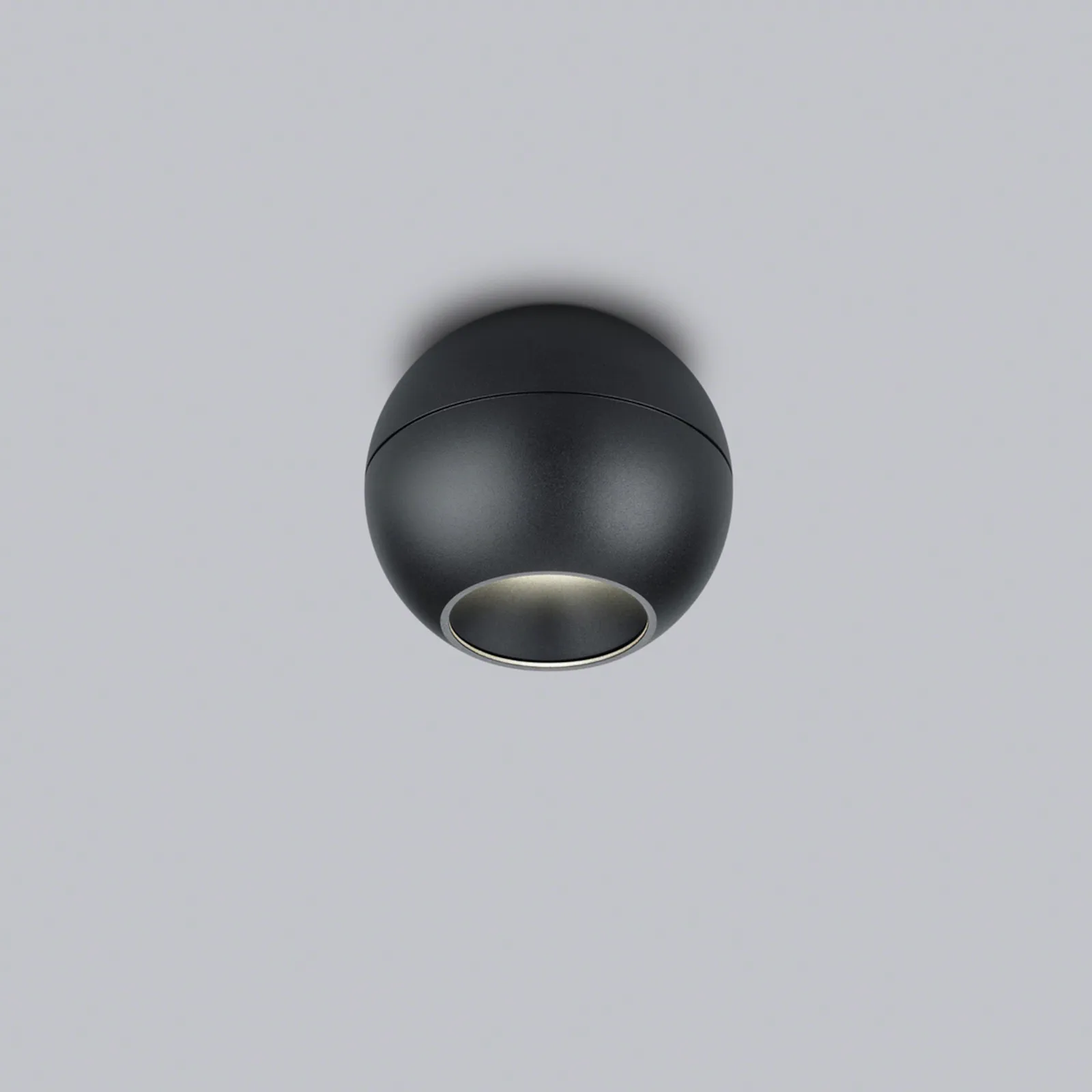 Helestra Eto faretto LED Ø10cm 927 nero