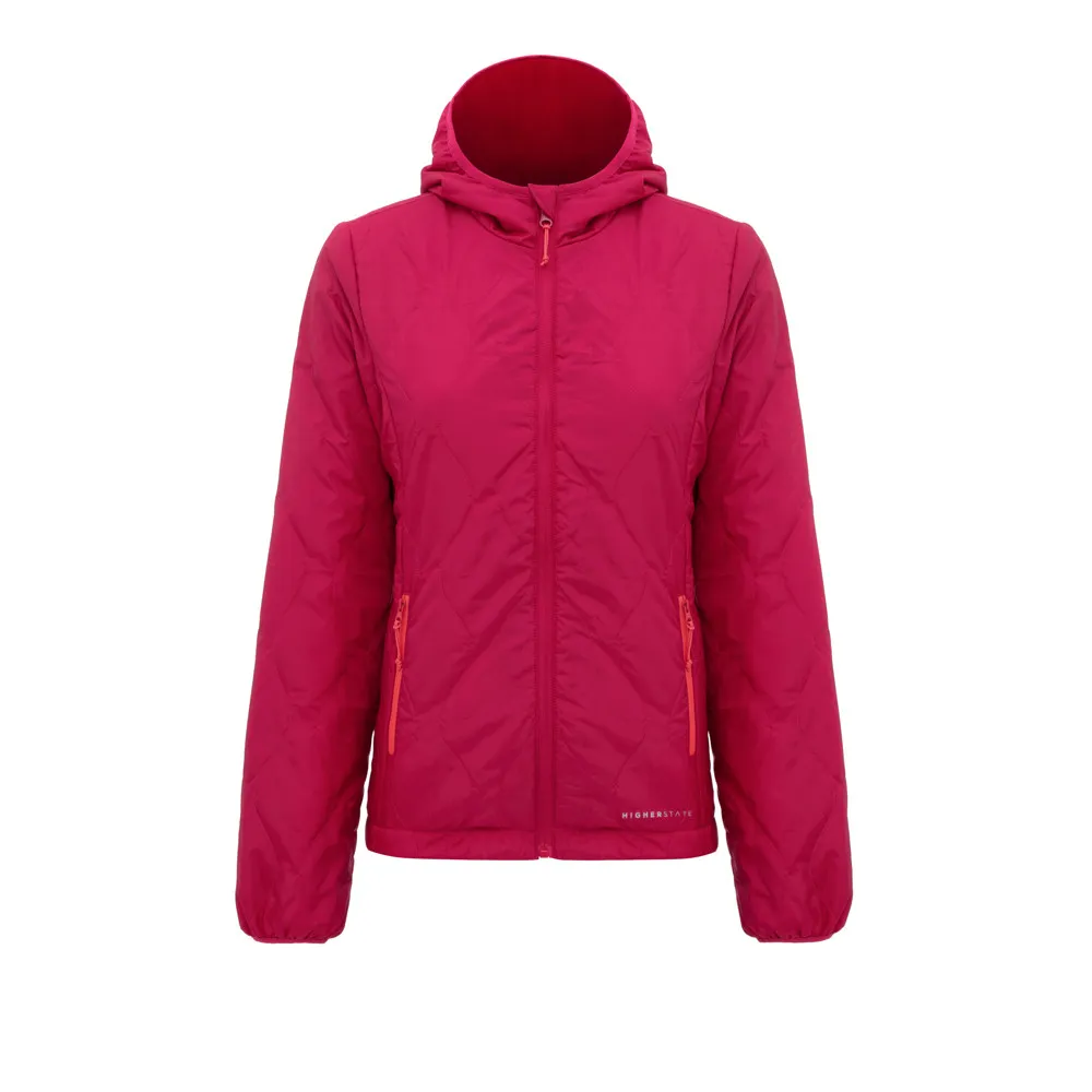 Higher State Giacca imbottita da trekking con cappuccio per donna - SS22