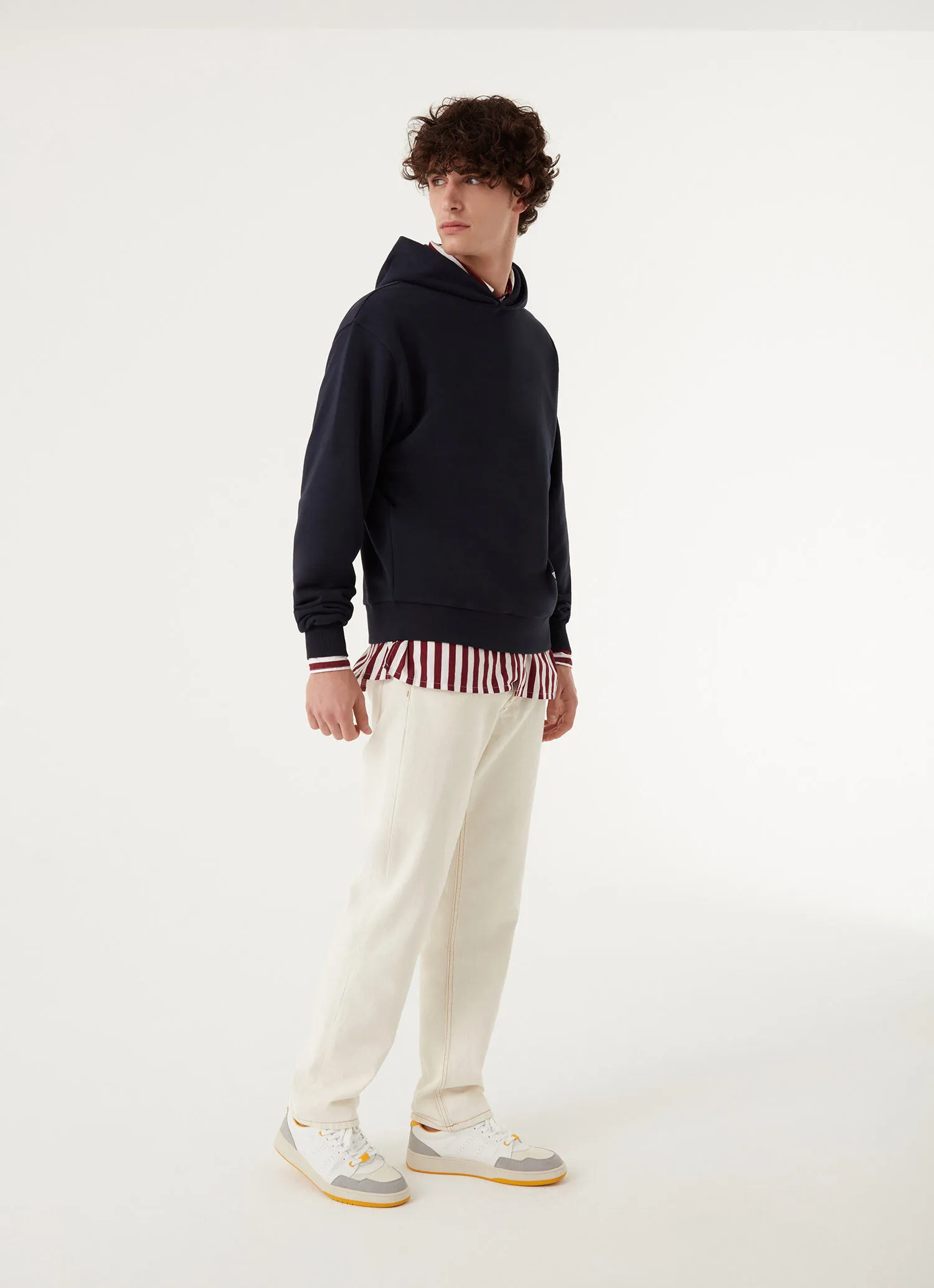 Hooded oversize sweatshirt