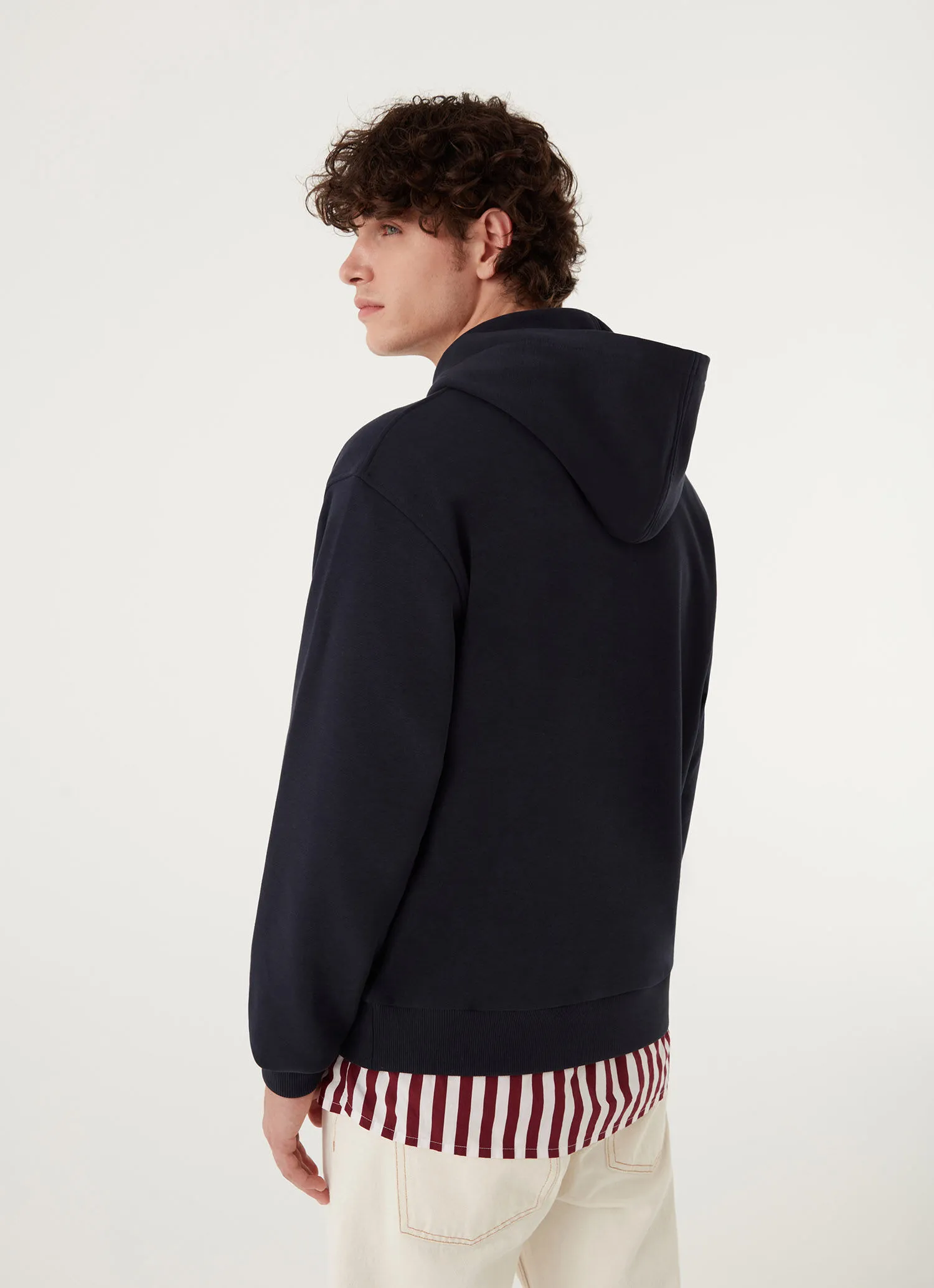 Hooded oversize sweatshirt