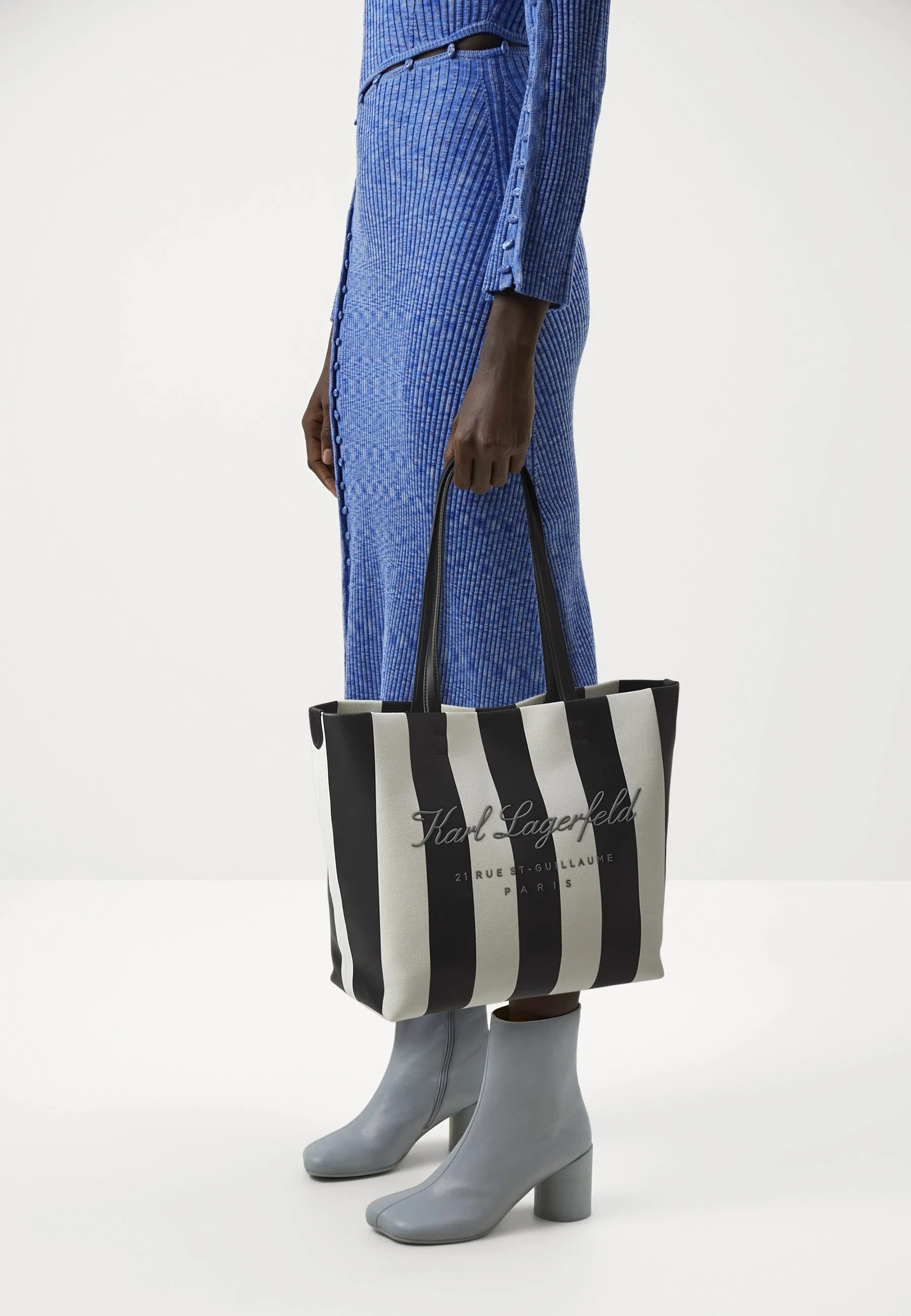 HOTEL BEACH STRIPE TOTE - Shopping bag