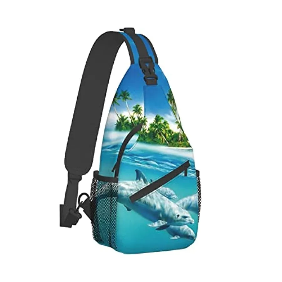 IUBBKI Zaino a tracolla Daypack Borsa a tracolla grande con portabottiglie per uomo Donna Palestra Viaggio Escursionismo Borse p