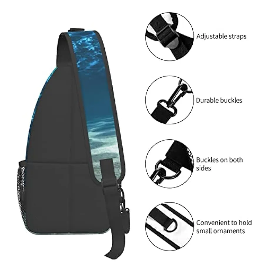 IUBBKI Zaino a tracolla Daypack Borsa a tracolla grande con portabottiglie per uomo Donna Palestra Viaggio Escursionismo Borse p