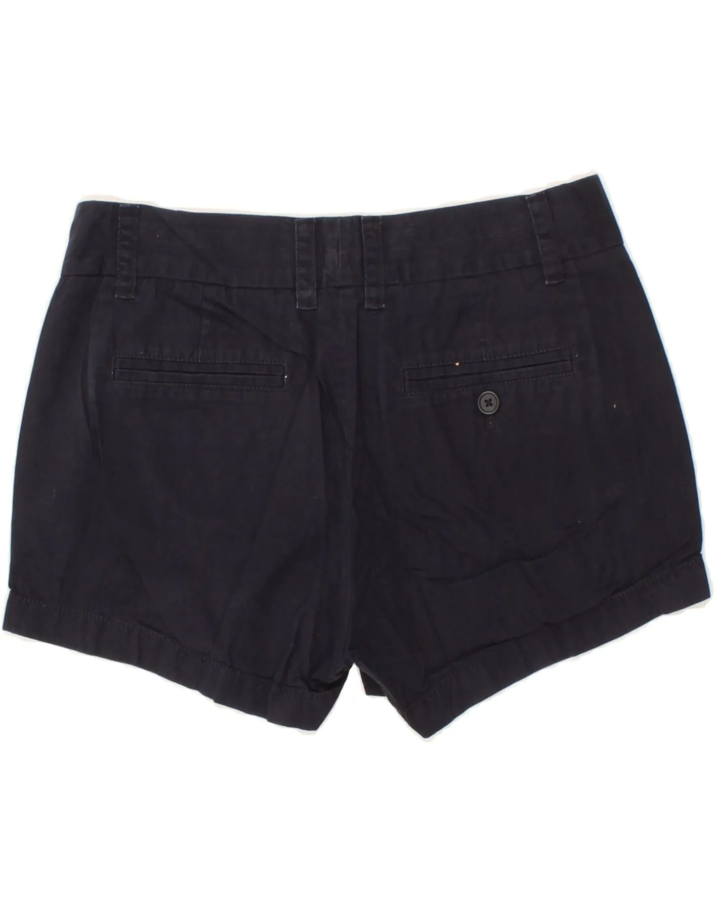 J. CREW Womens Broken In Chino Shorts US 2 XS W30  Navy Blue Cotton