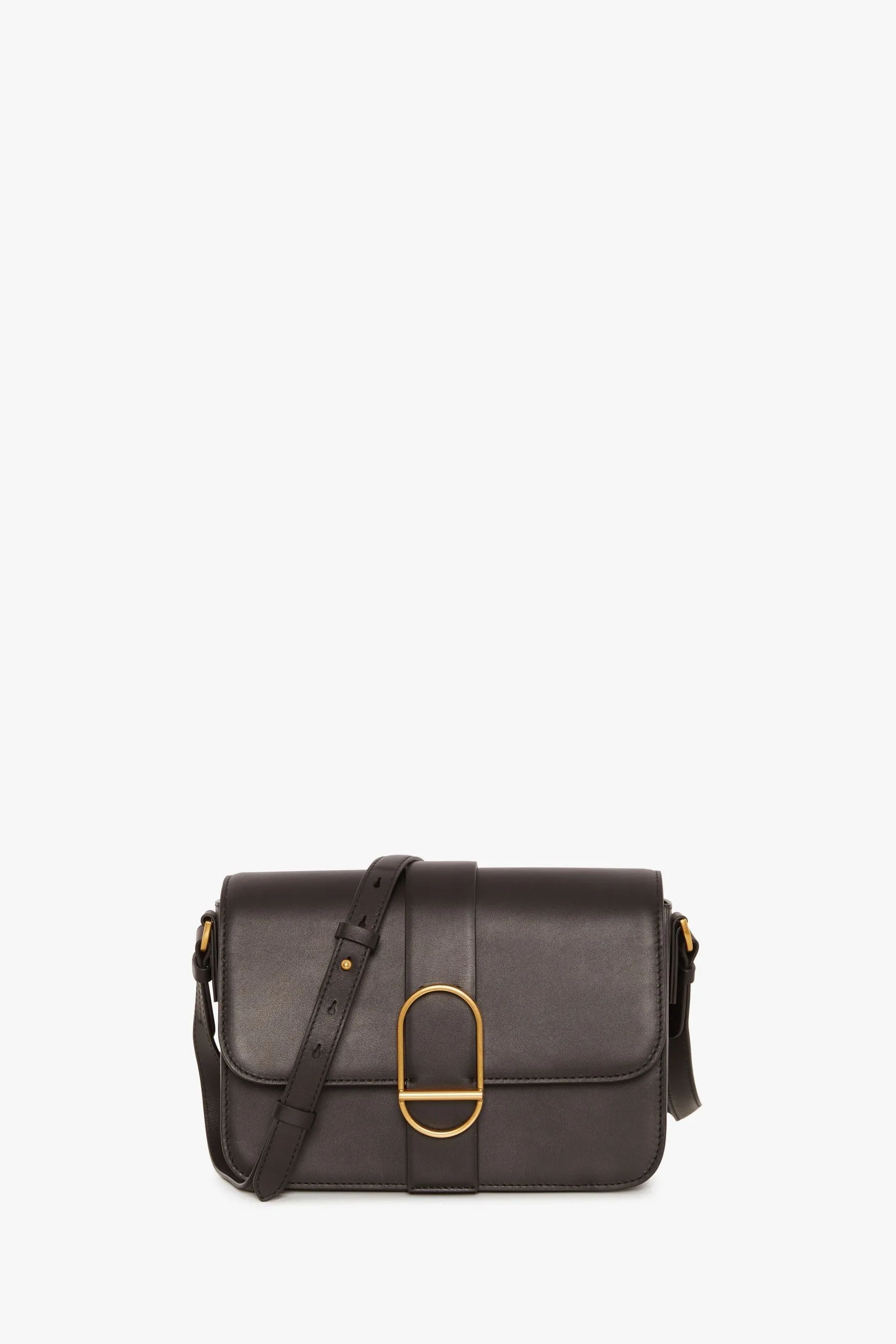 Jasper Conran London - Beatrix - Nero a tracolla in pelle con patta - Borsa