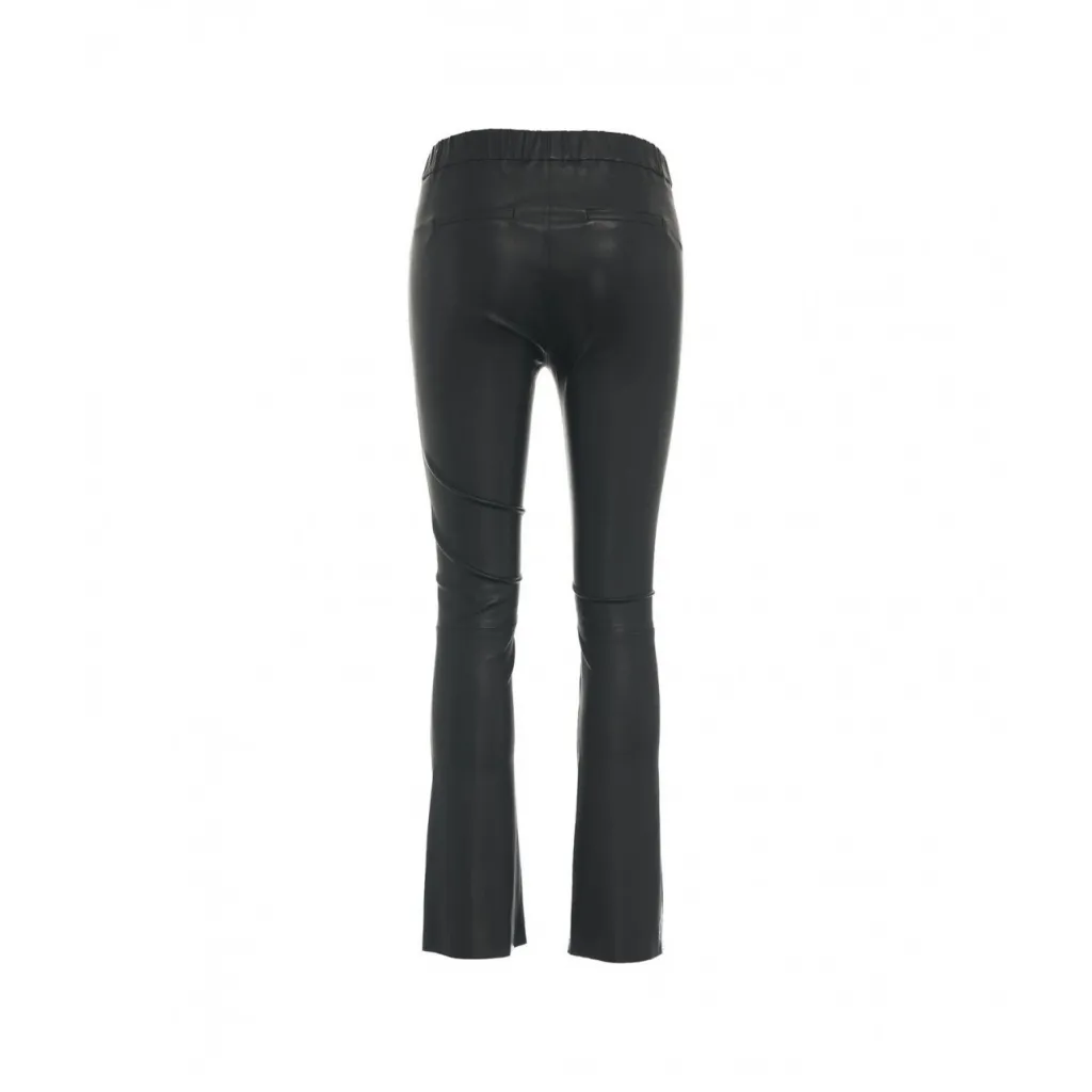 Jegging in pelle Freya nero