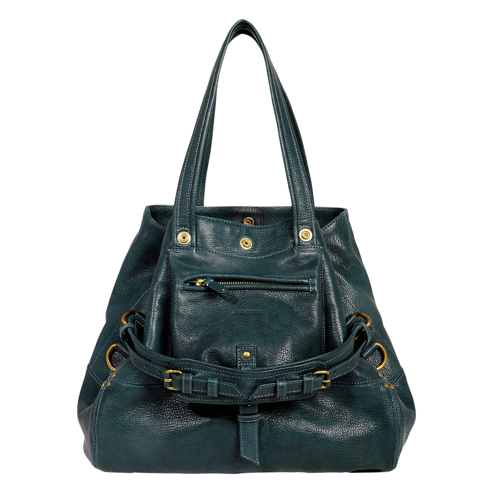  JEROME DREYFUSS   BILLY M - Borsa a mano con tasche in pelle | Blu