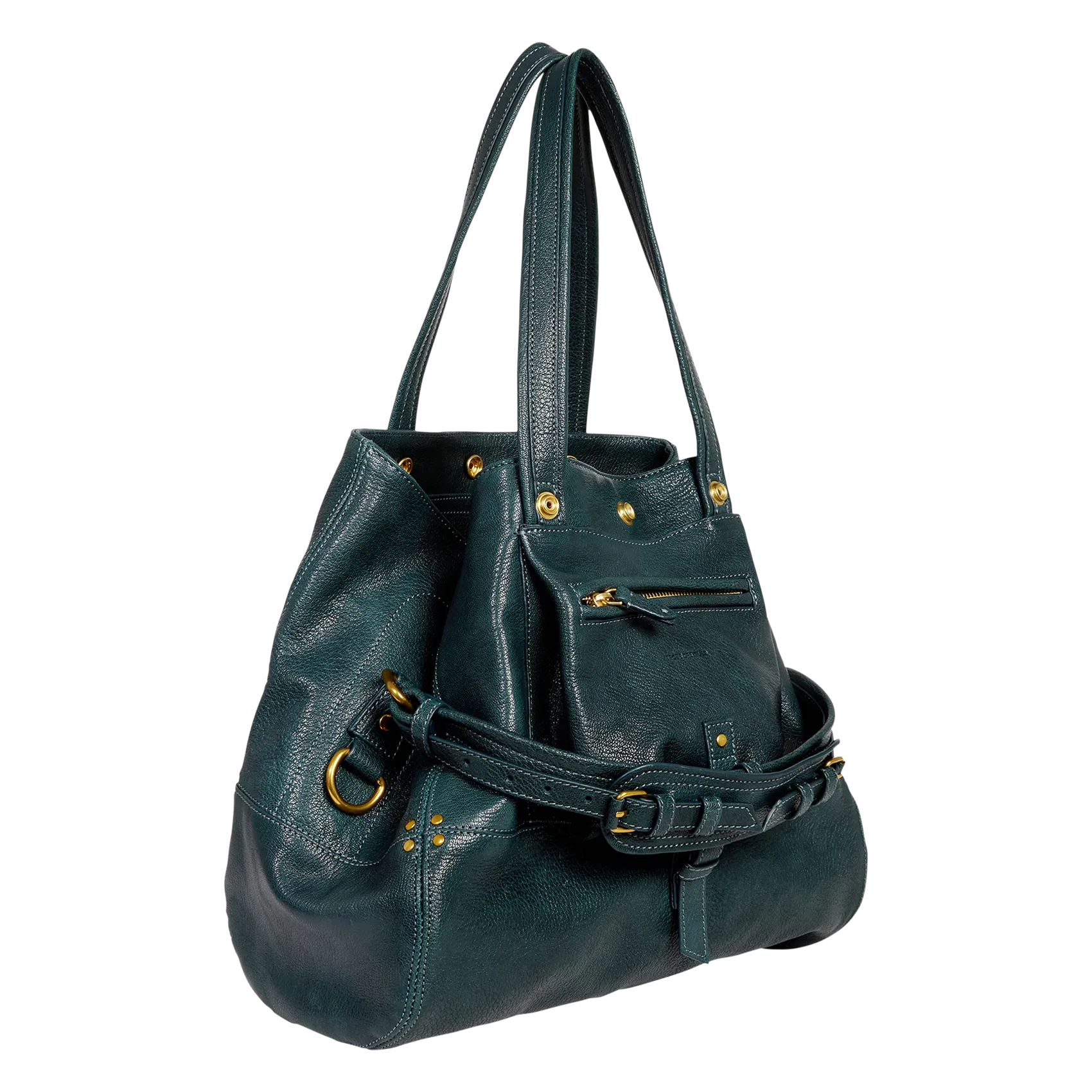  JEROME DREYFUSS   BILLY M - Borsa a mano con tasche in pelle | Blu
