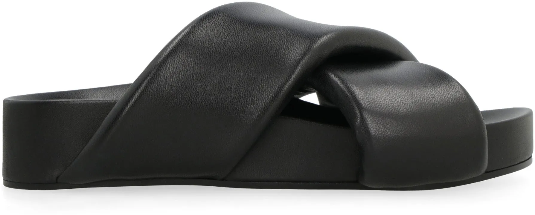 Jil Sander Slides in pelle