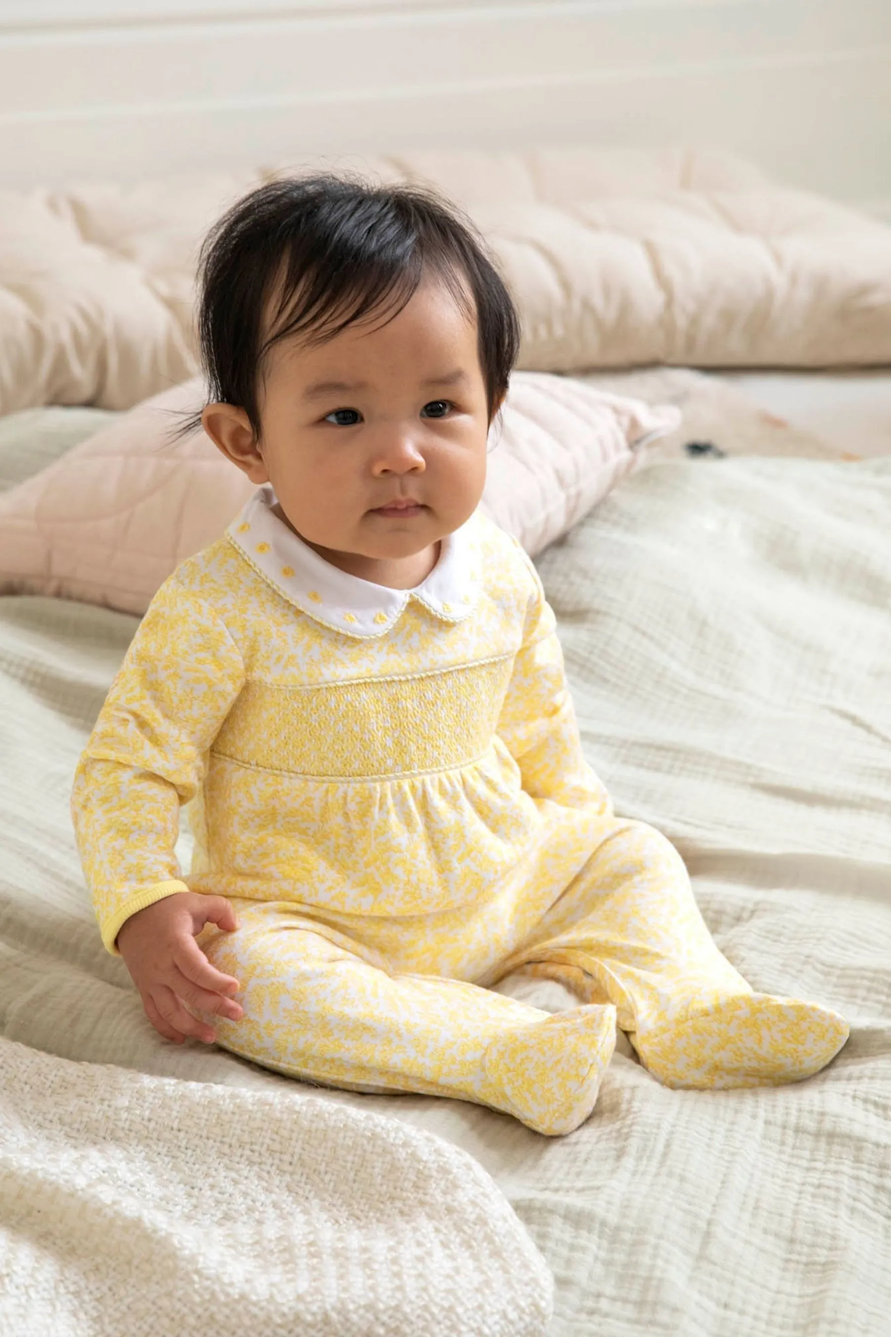 JoJo Maman - Tutina in Neonati in cotone smock    