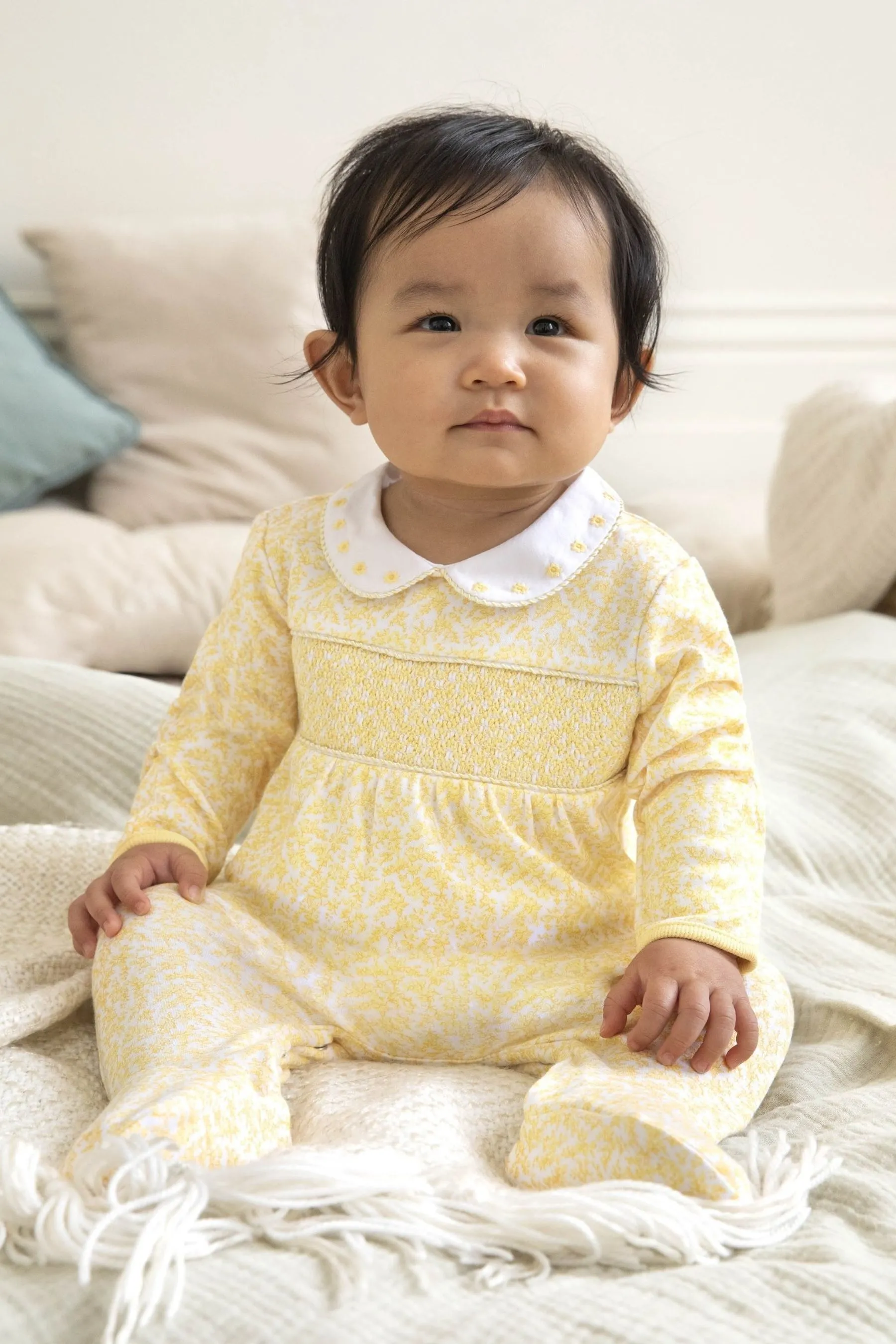 JoJo Maman - Tutina in Neonati in cotone smock    