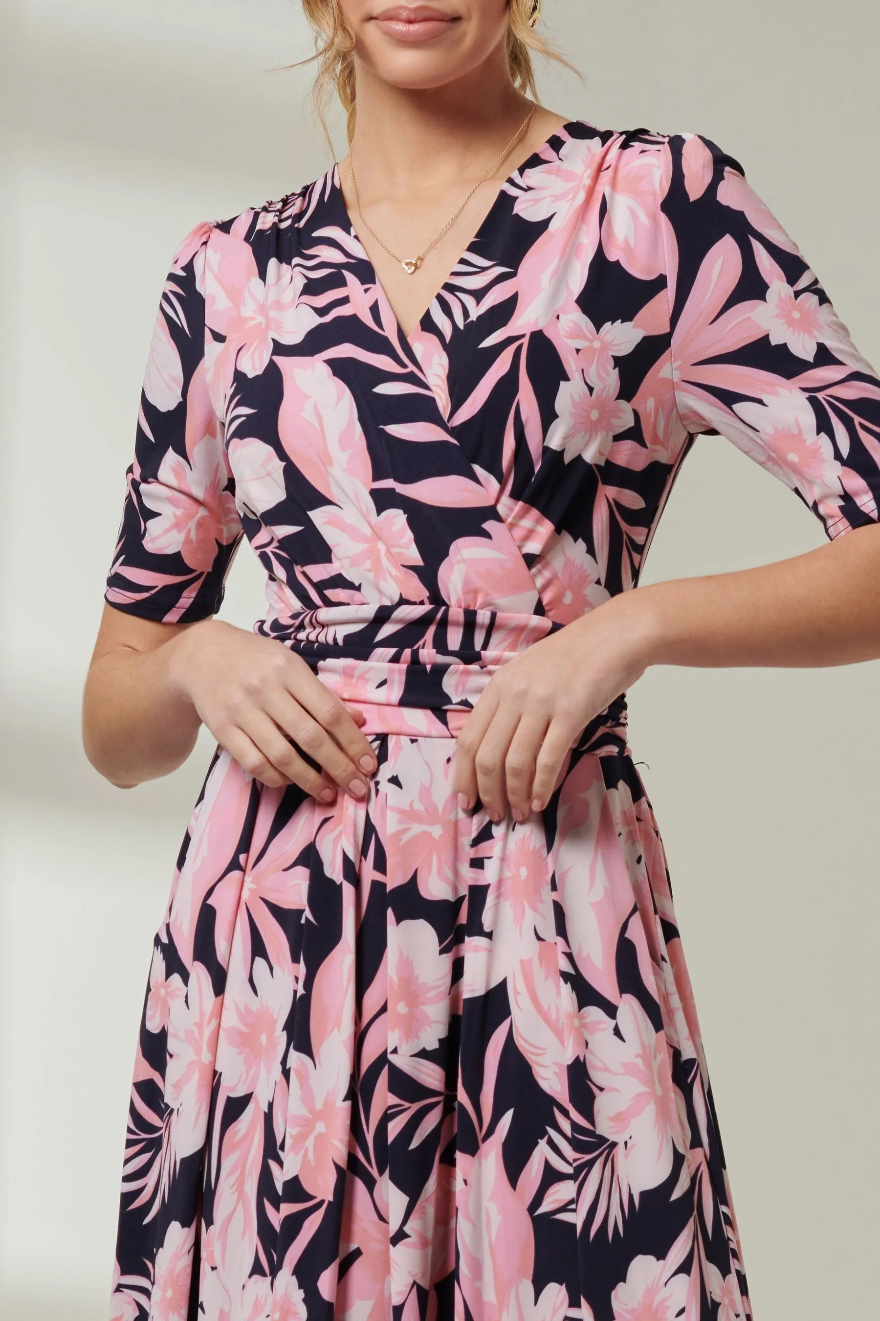 Jolie Moi Floreale Stampa - Abito maxi in jersey