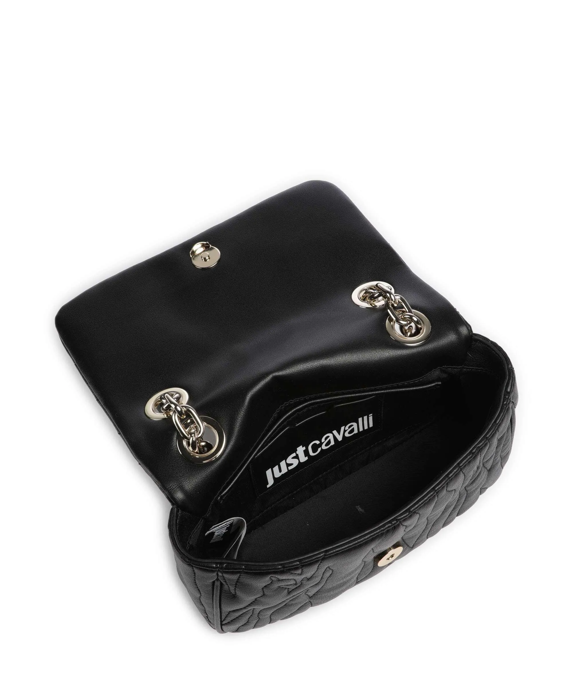  Just Cavalli Range E Style 3 Borsa a spalla pelle sintetica nero  
