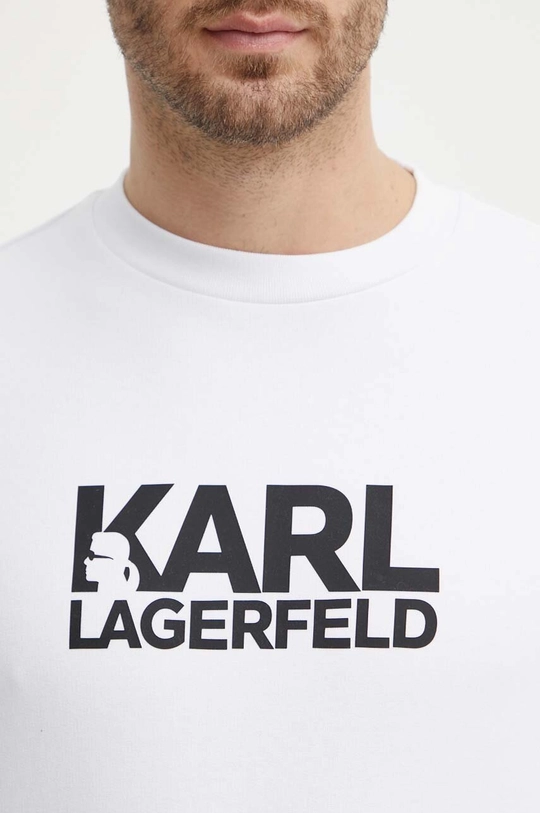 Karl Lagerfeld felpa in cotone