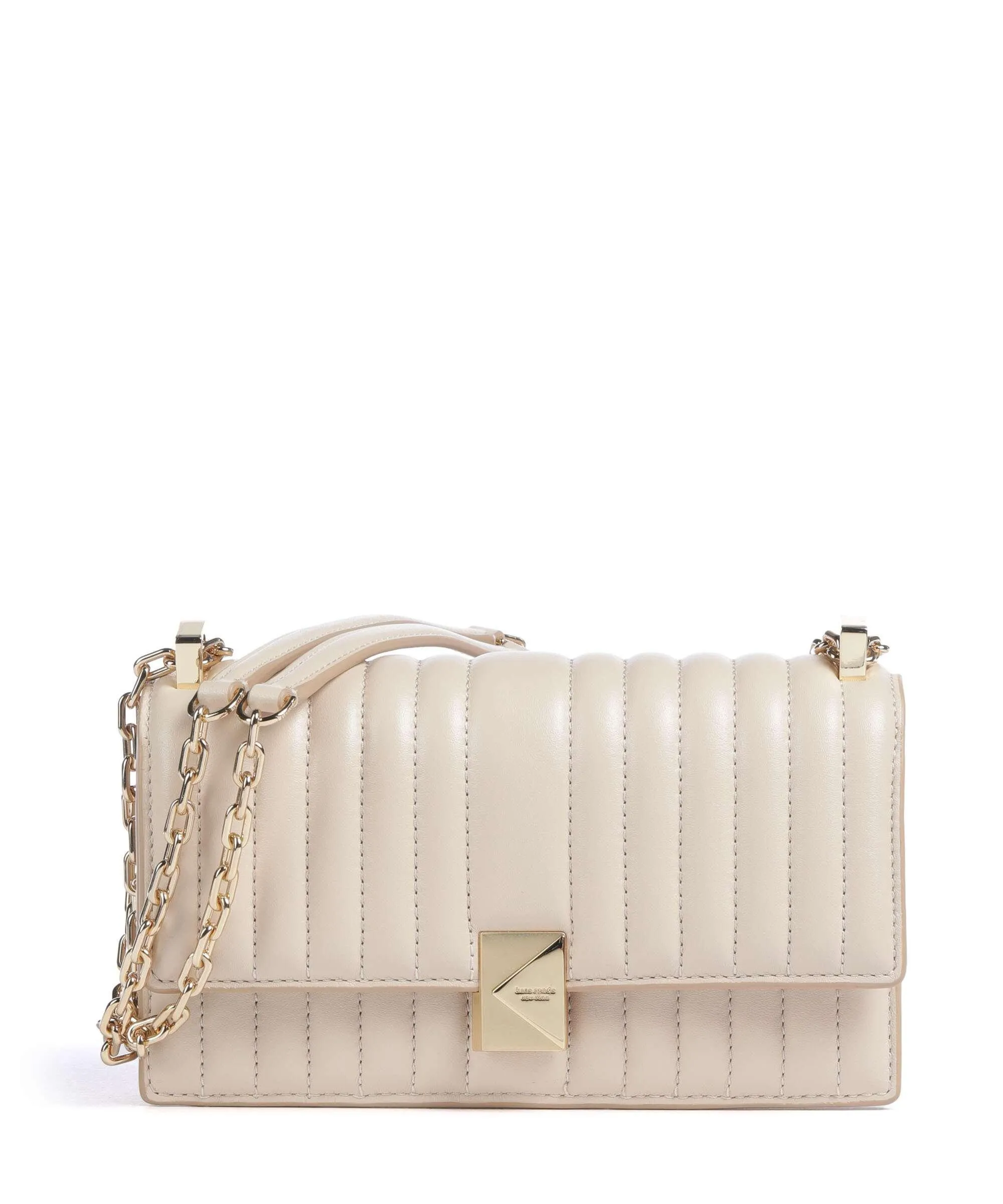  Kate Spade New York Deco Borsa a spalla pelle di vacchetta finemente grana sabbia  