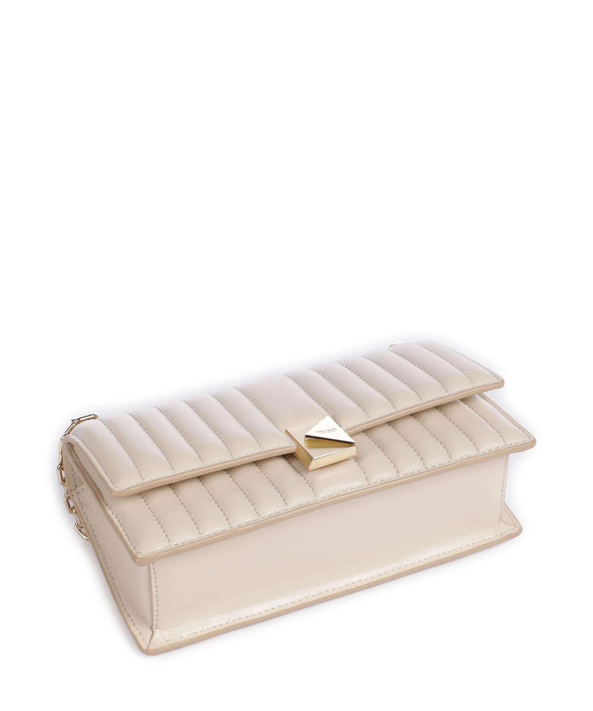  Kate Spade New York Deco Borsa a spalla pelle di vacchetta finemente grana sabbia  