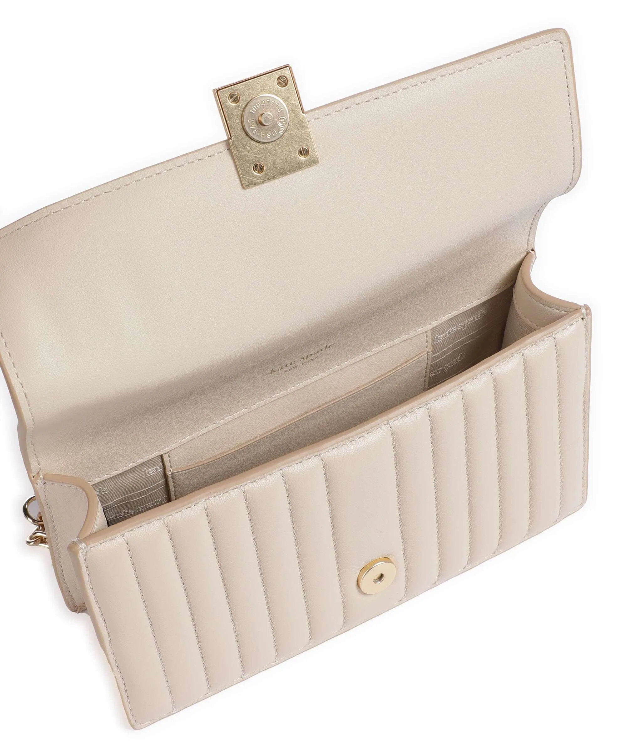  Kate Spade New York Deco Borsa a spalla pelle di vacchetta finemente grana sabbia  