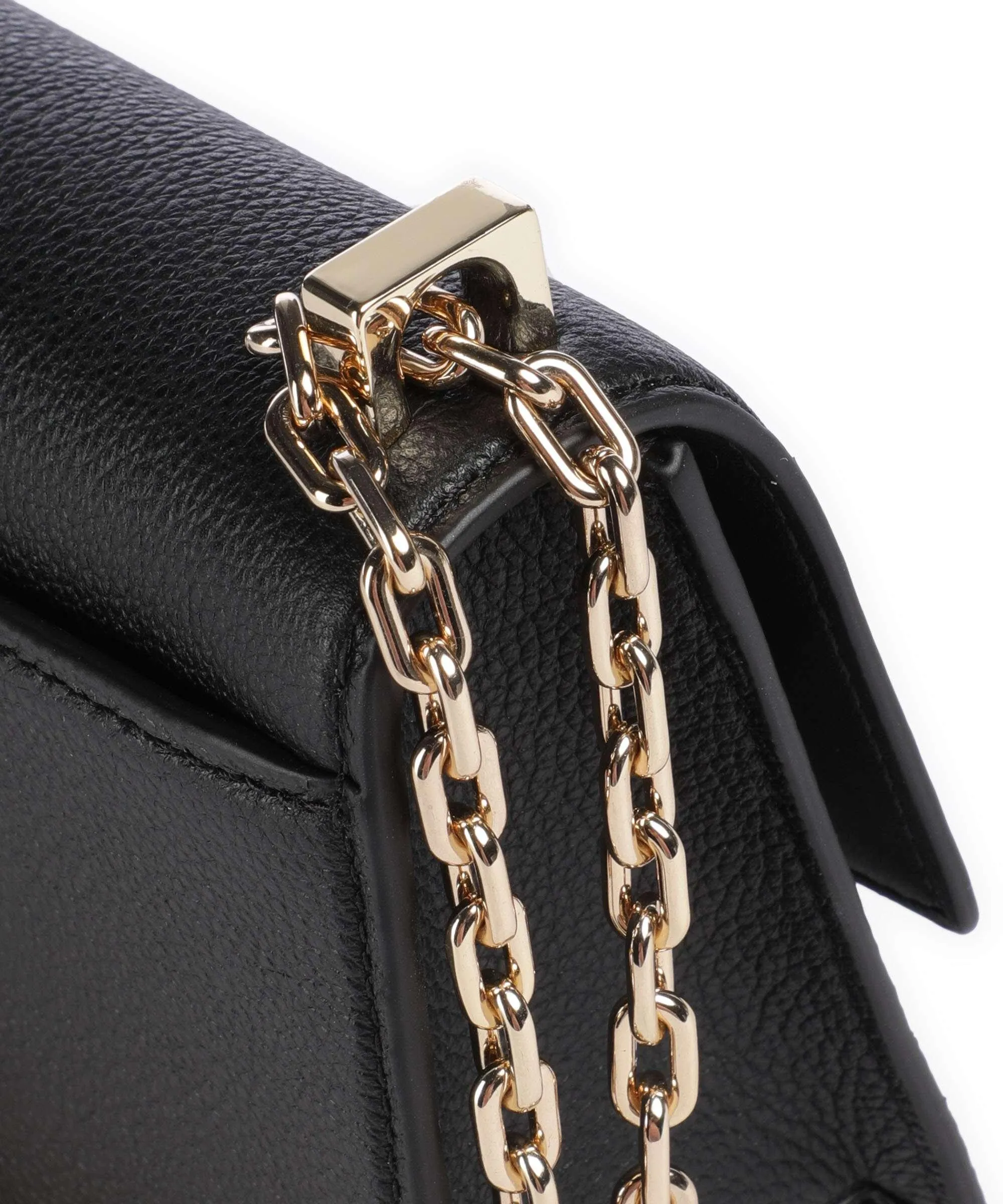  Kate Spade New York Deco Borsa a spalla pelle di vacchetta grana nero  