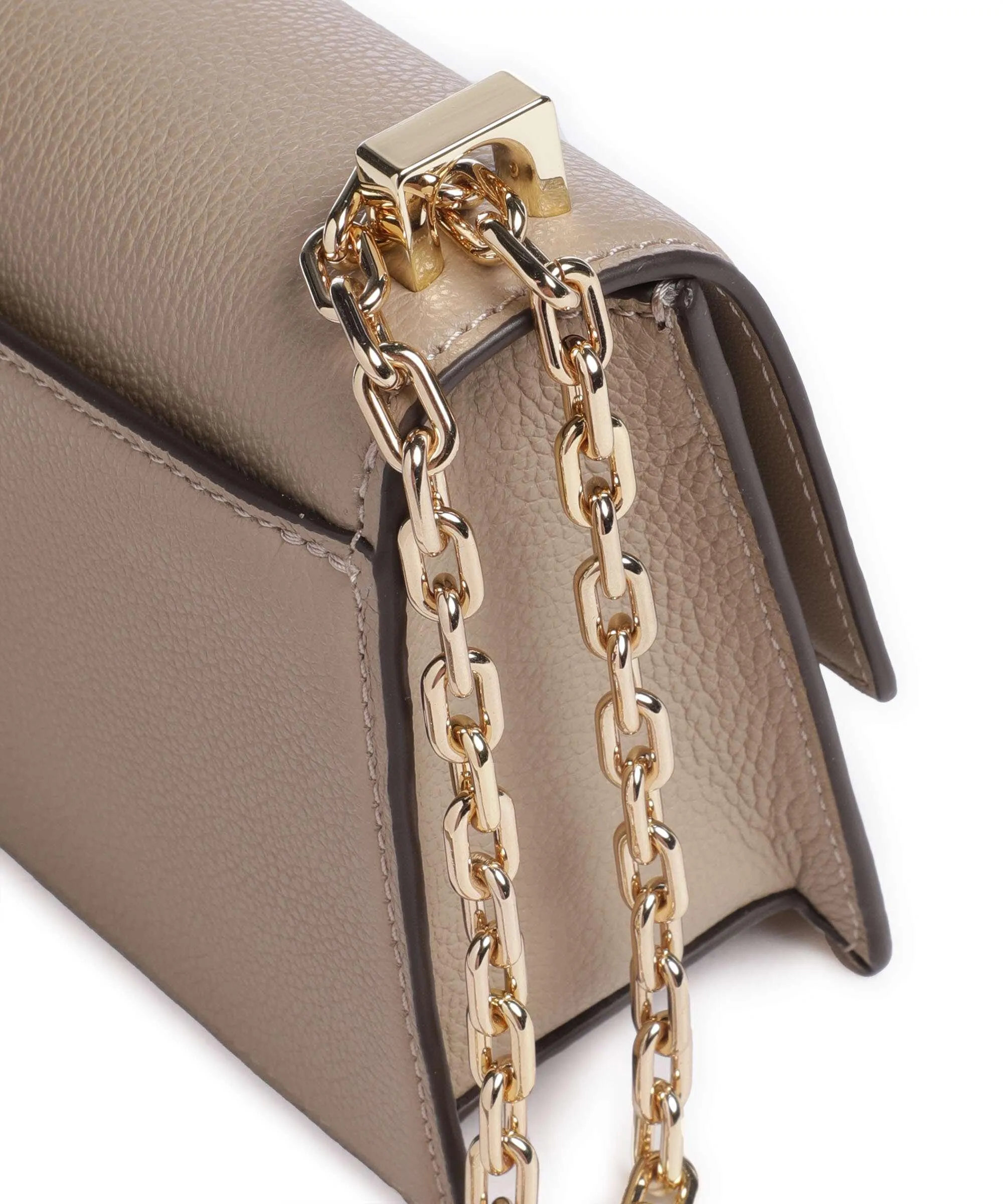  Kate Spade New York Deco Borsa a spalla pelle di vacchetta grana taupe  