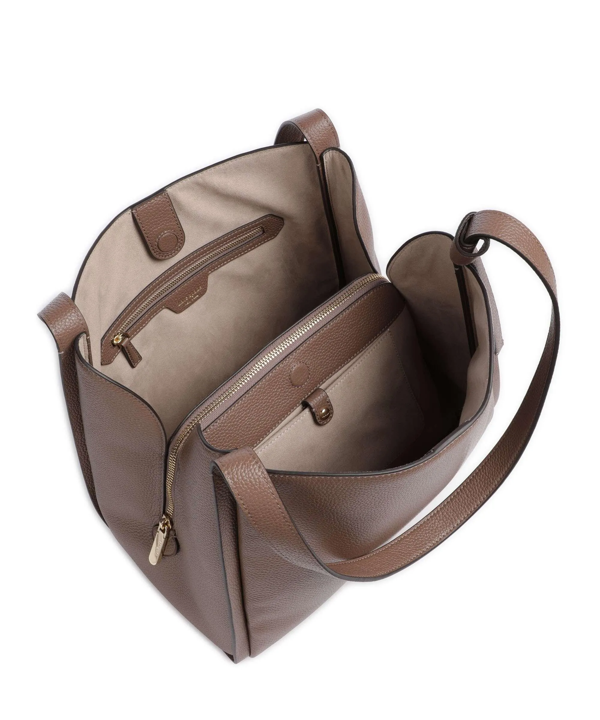  Kate Spade New York Knott Borsa hobo pelle di vacchetta grana marrone  