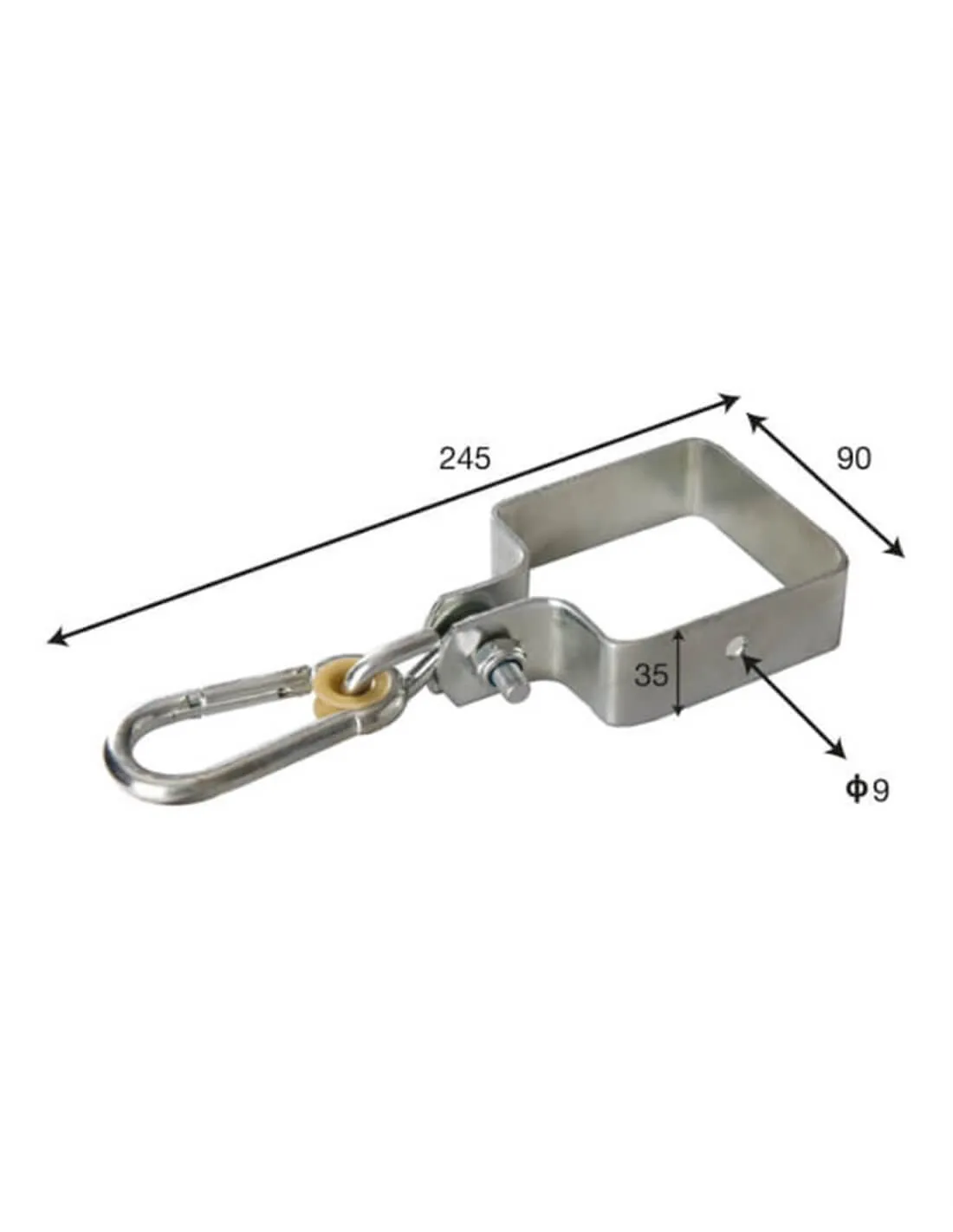 Kit altalena collare quadro 9x9