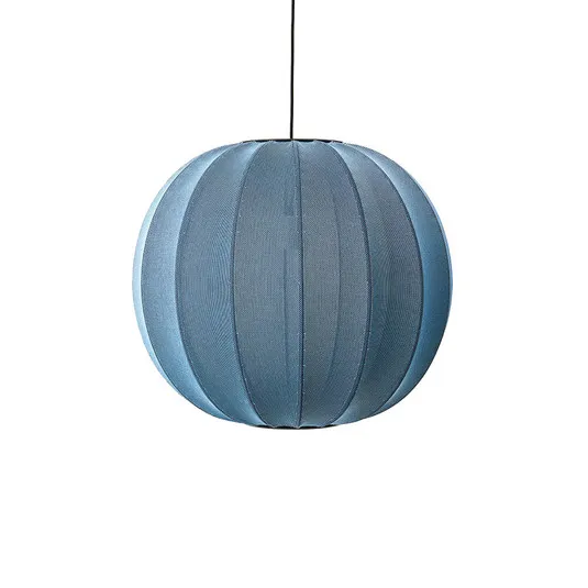 Knit-Wit 60 Round Lampada a Sospensione Blue Stone - Made By Hand | Acquista online