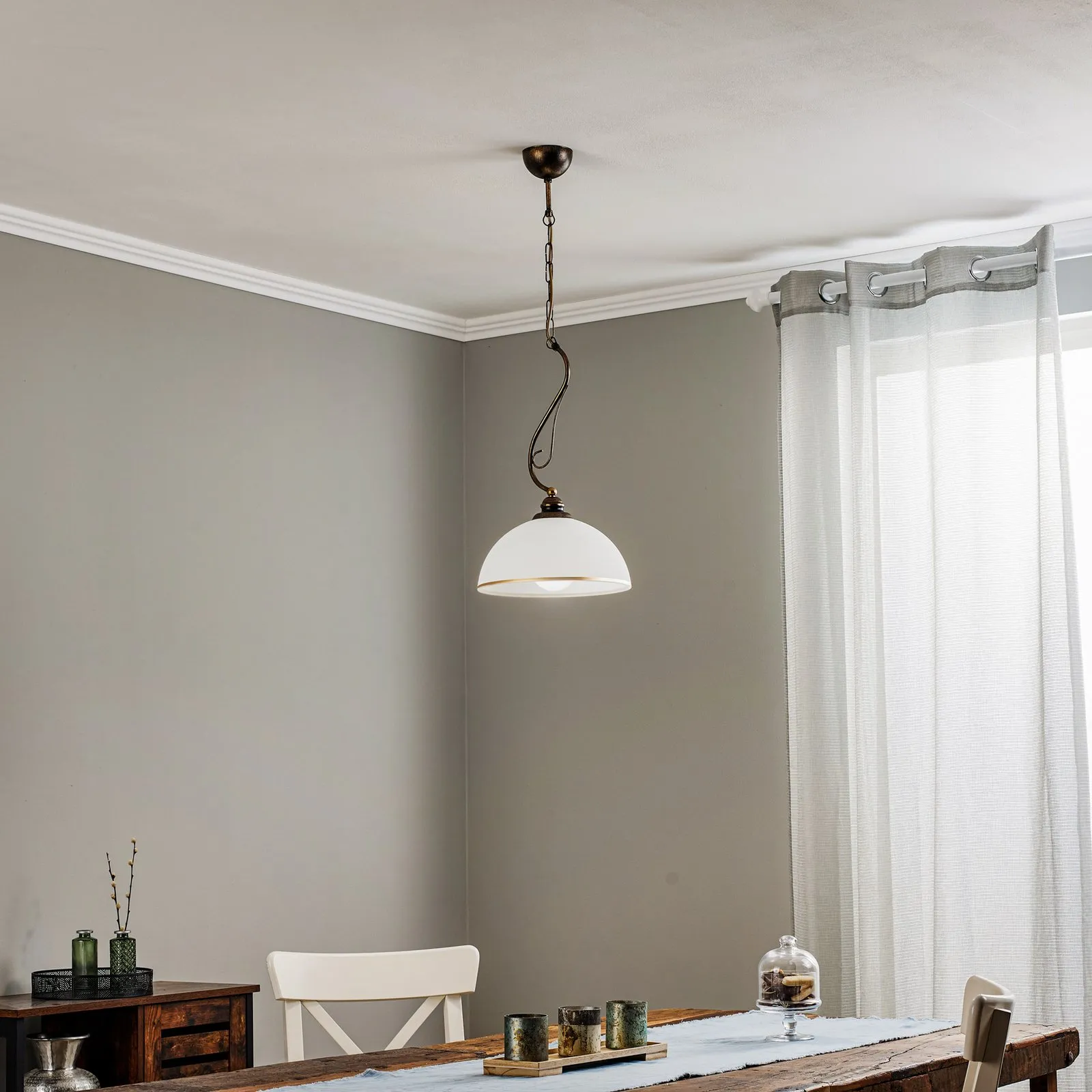 Lampada a sospensione Casale, 1 luce