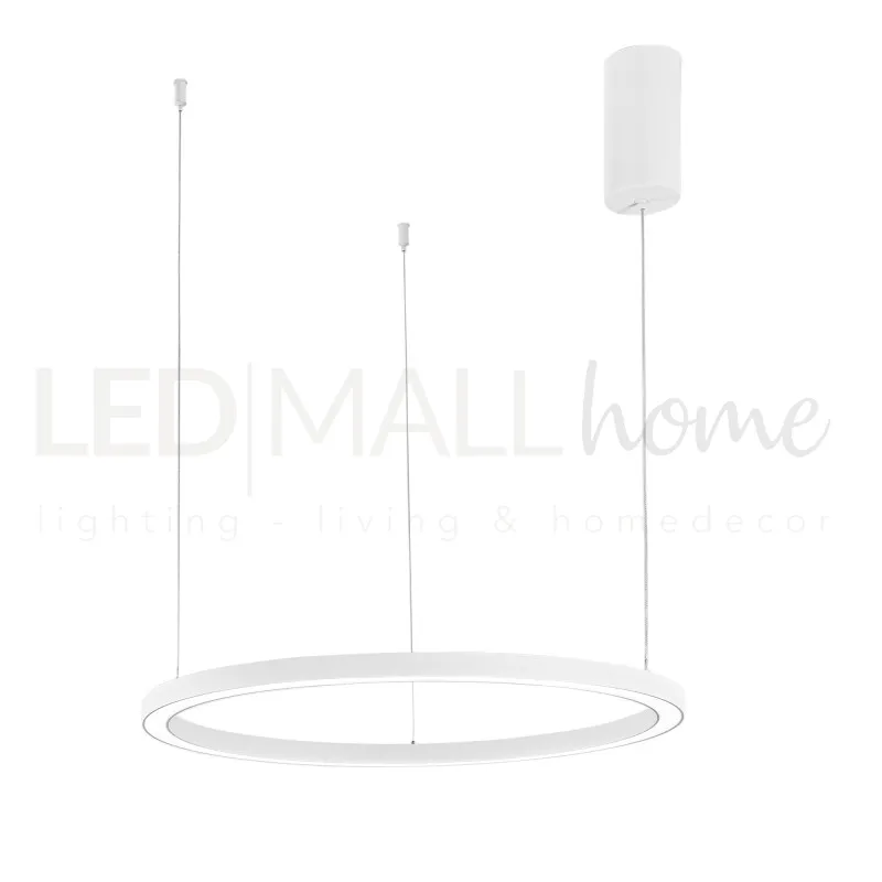Lampadario a sospensione Bianca 30W 4500Lm cct 60X60X150Cm