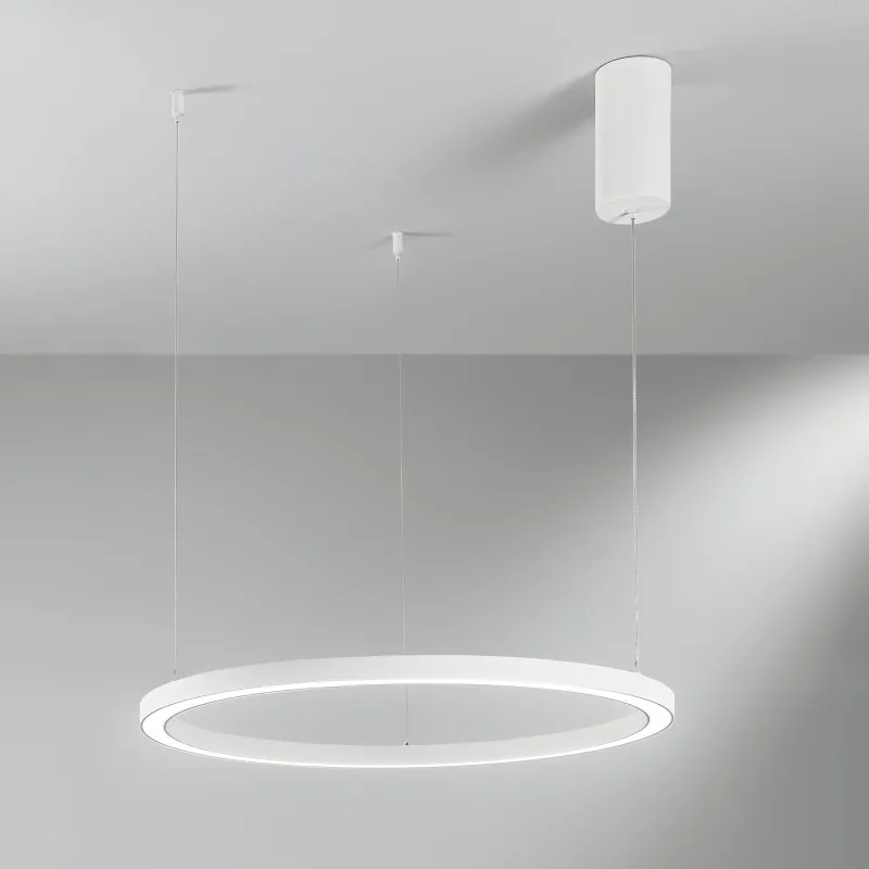 Lampadario a sospensione Bianca 30W 4500Lm cct 60X60X150Cm