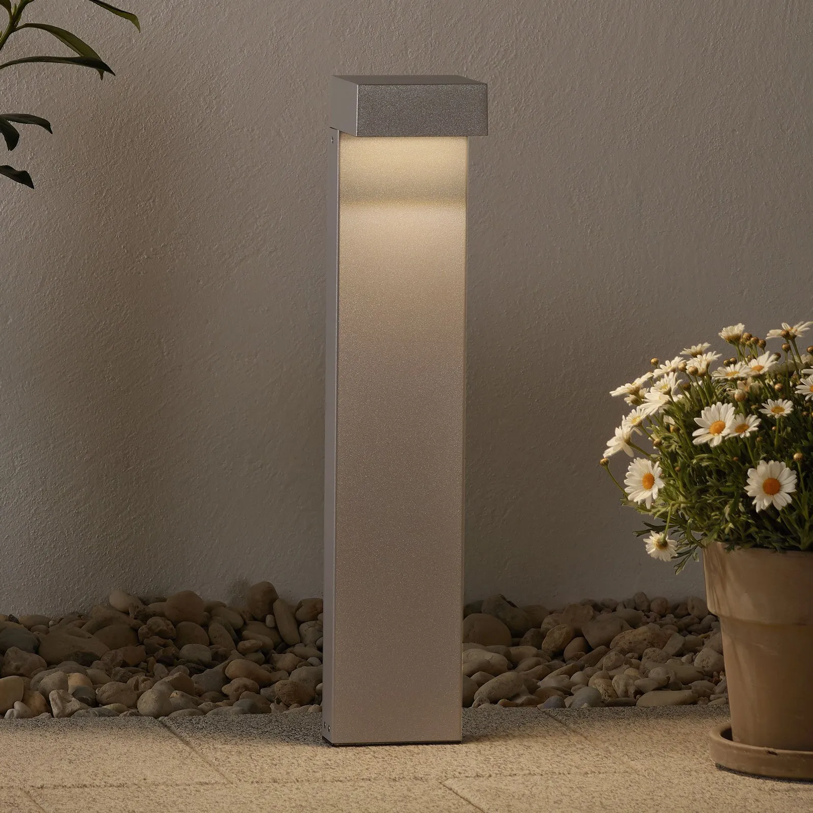 Lampione a LED Mimik 10 Post 600 grigio 3.000K
