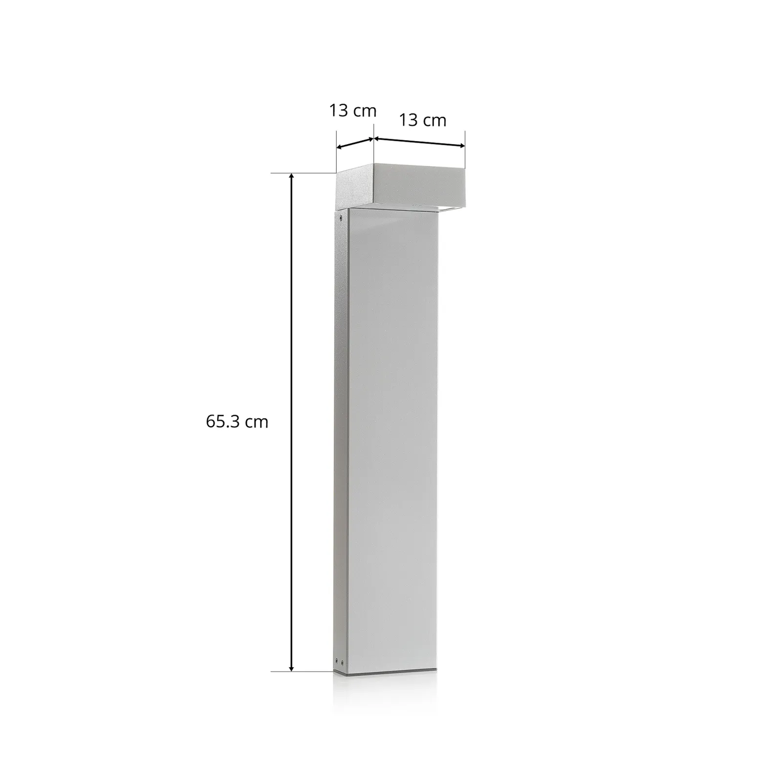 Lampione a LED Mimik 10 Post 600 grigio 3.000K