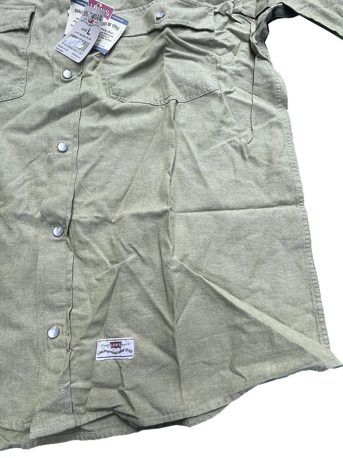     LEVI’S 60338.20.36 Camicia Western con puntali    