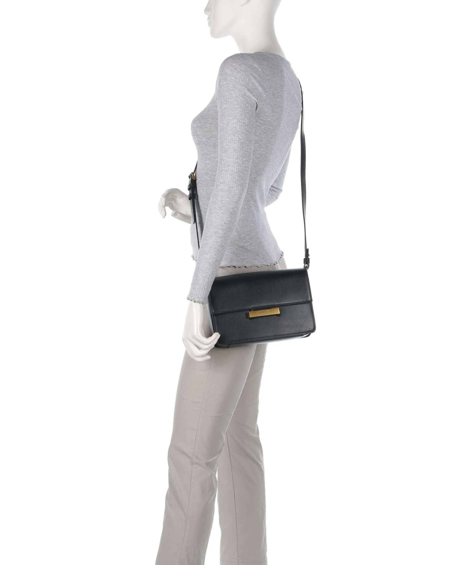  Liebeskind Alex Biker M Borsa a tracolla pelle bovina nero  