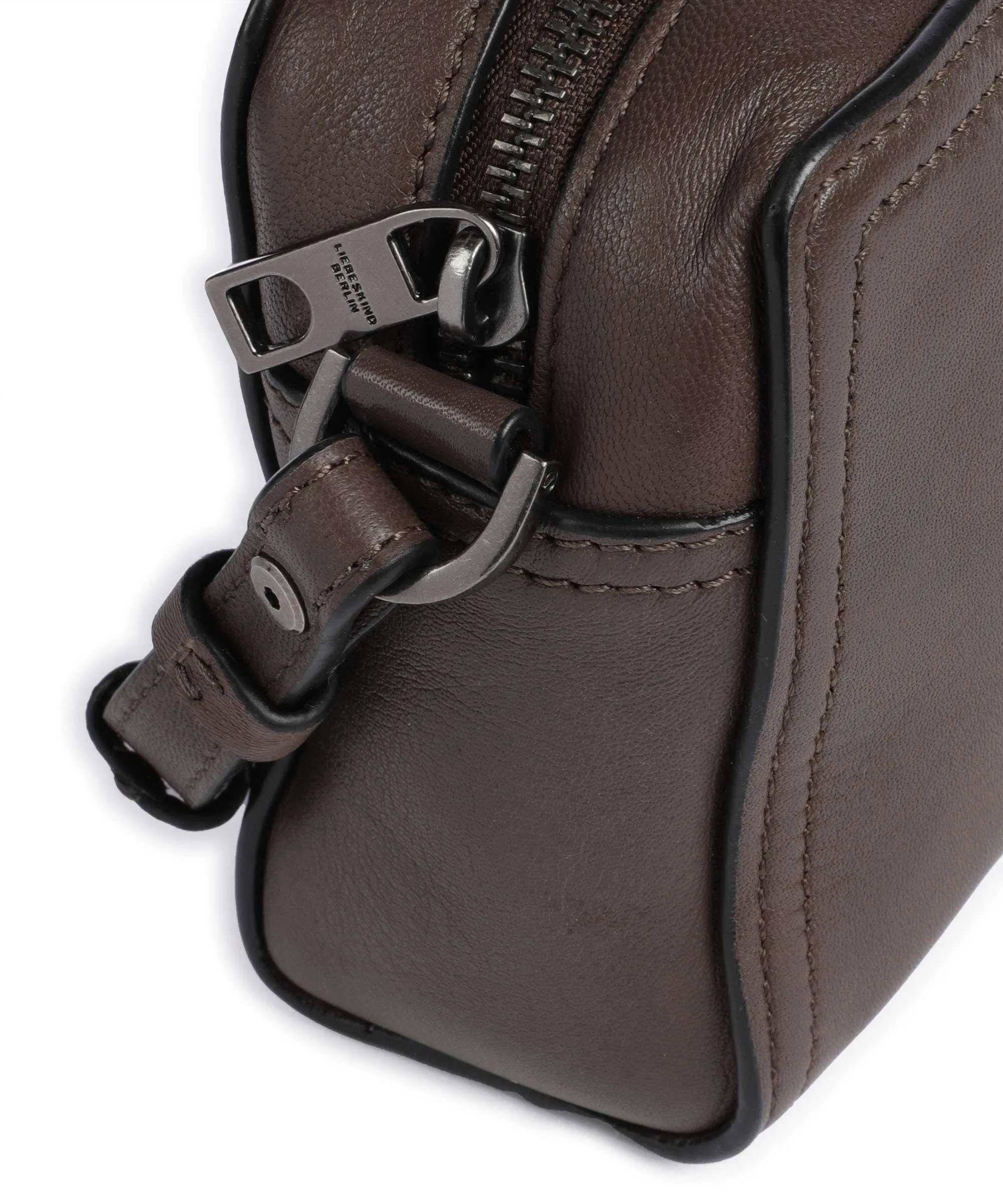  Liebeskind Chudy Sheep Natural S Borsa a tracolla pelle di pecora marrone scuro  