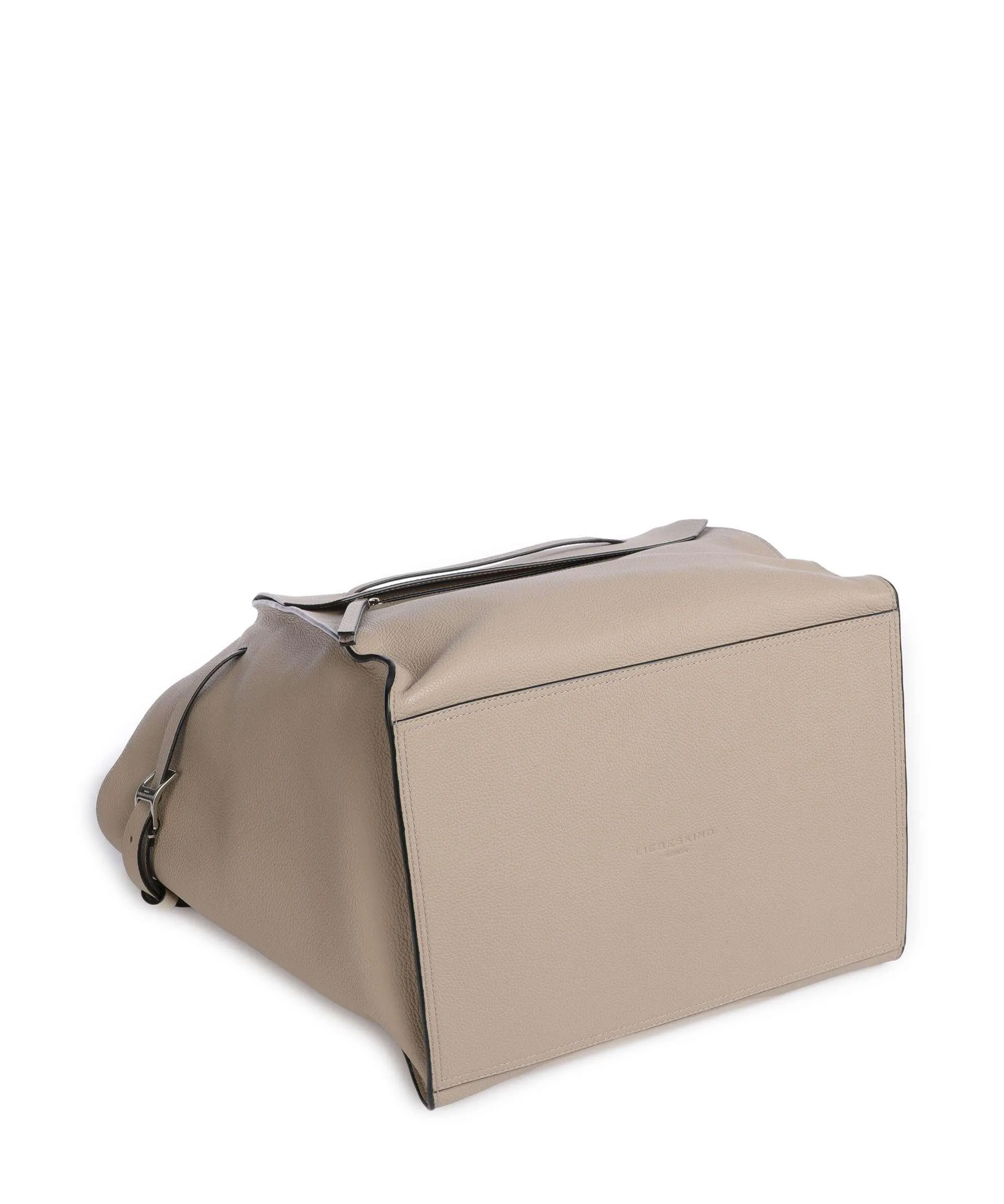 Liebeskind Lora Small Pebble L Borsa a mano pelle di vacchetta grana beige  