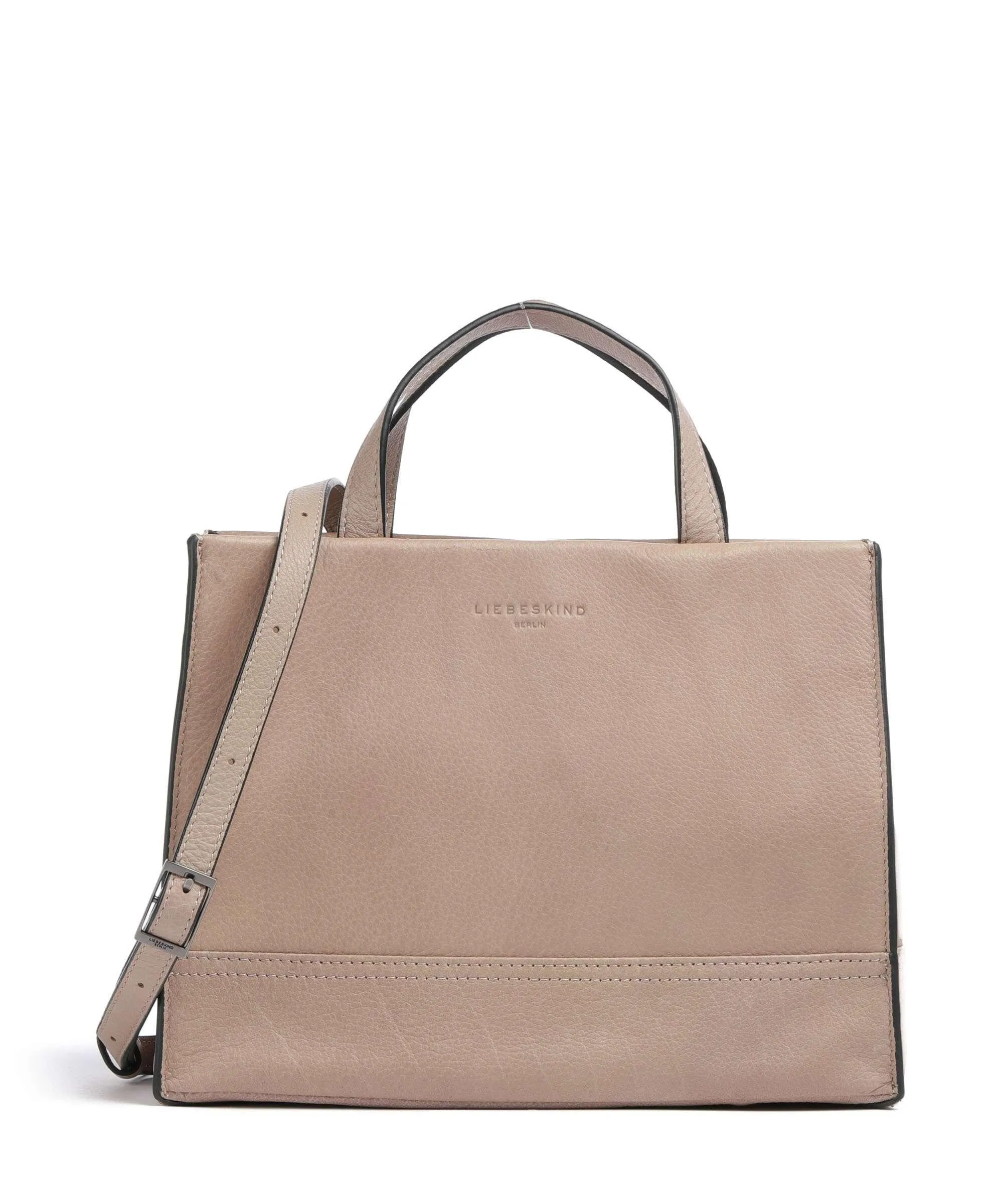  Liebeskind Lou 2 3D Leather M Borsa a mano pelle granulata beige  