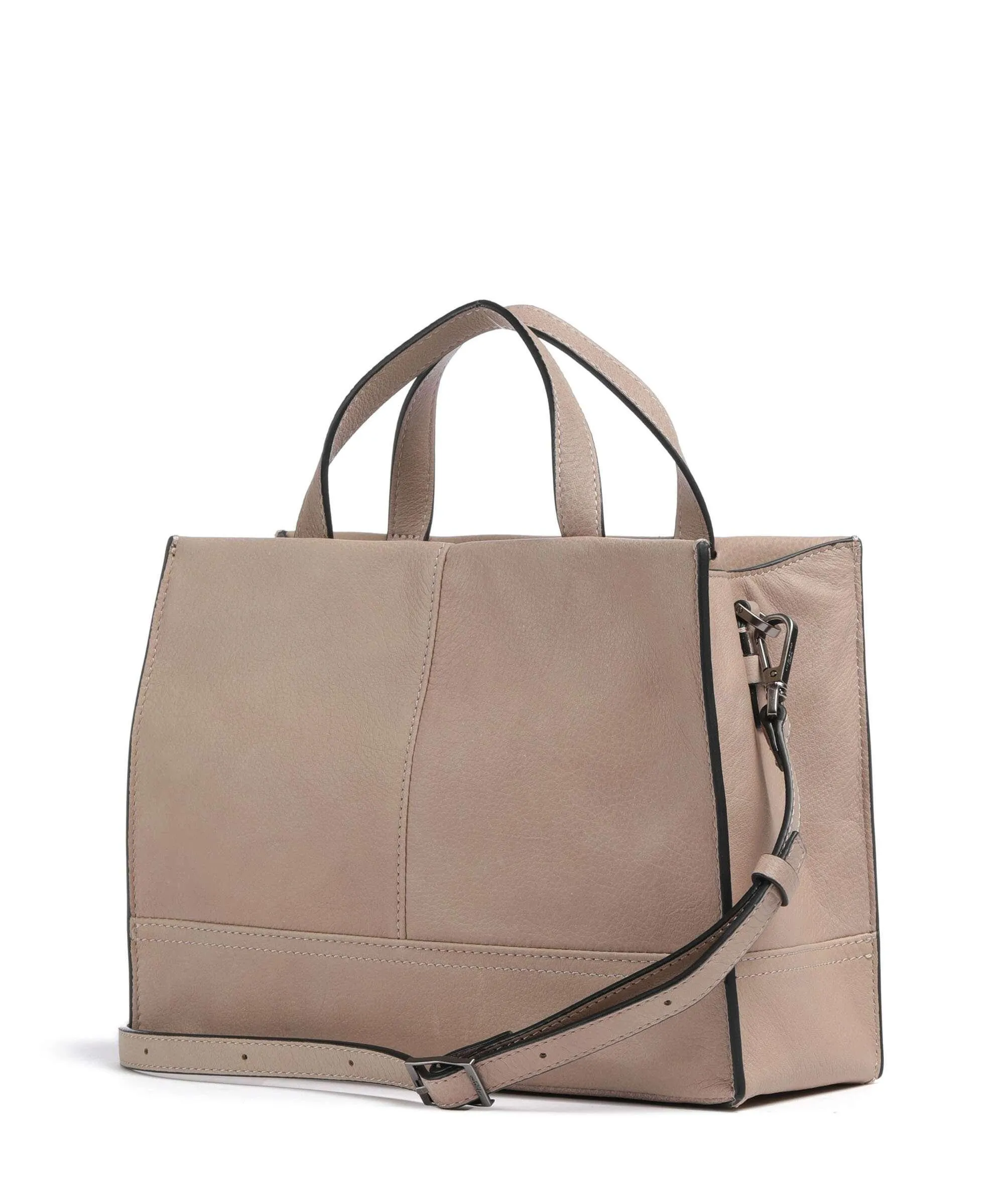  Liebeskind Lou 2 3D Leather M Borsa a mano pelle granulata beige  