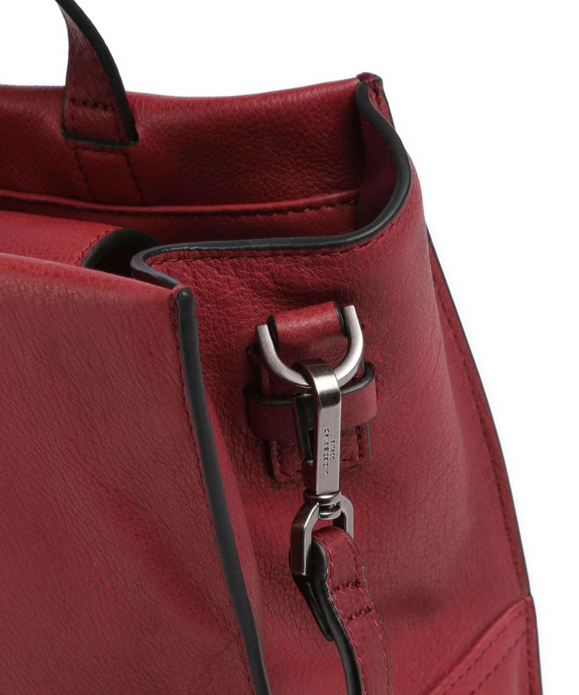  Liebeskind Lou 2 3D Leather M Borsa a mano pelle granulata cherry  