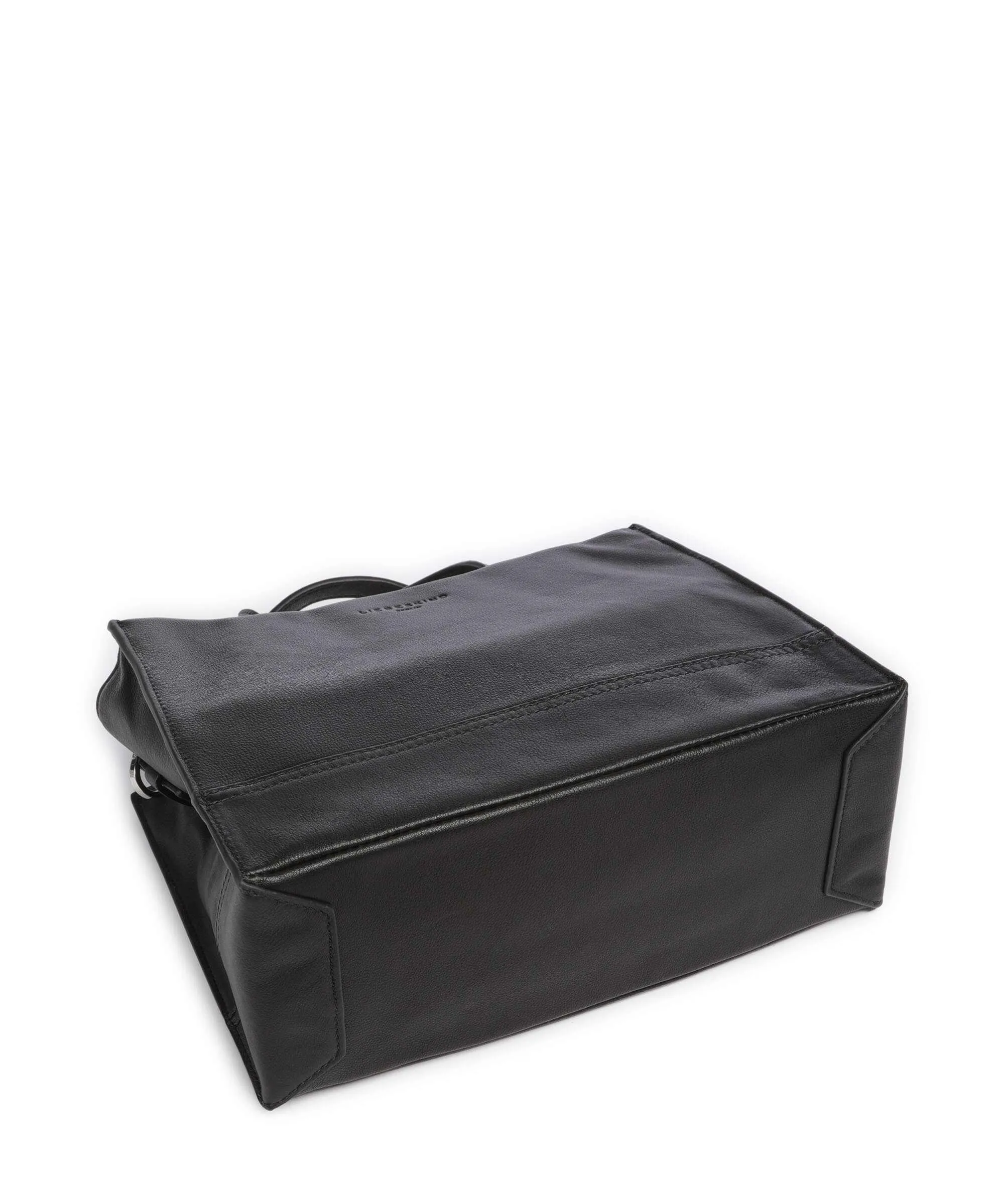  Liebeskind Lou 2 3D Leather M Borsa a mano pelle granulata nero  