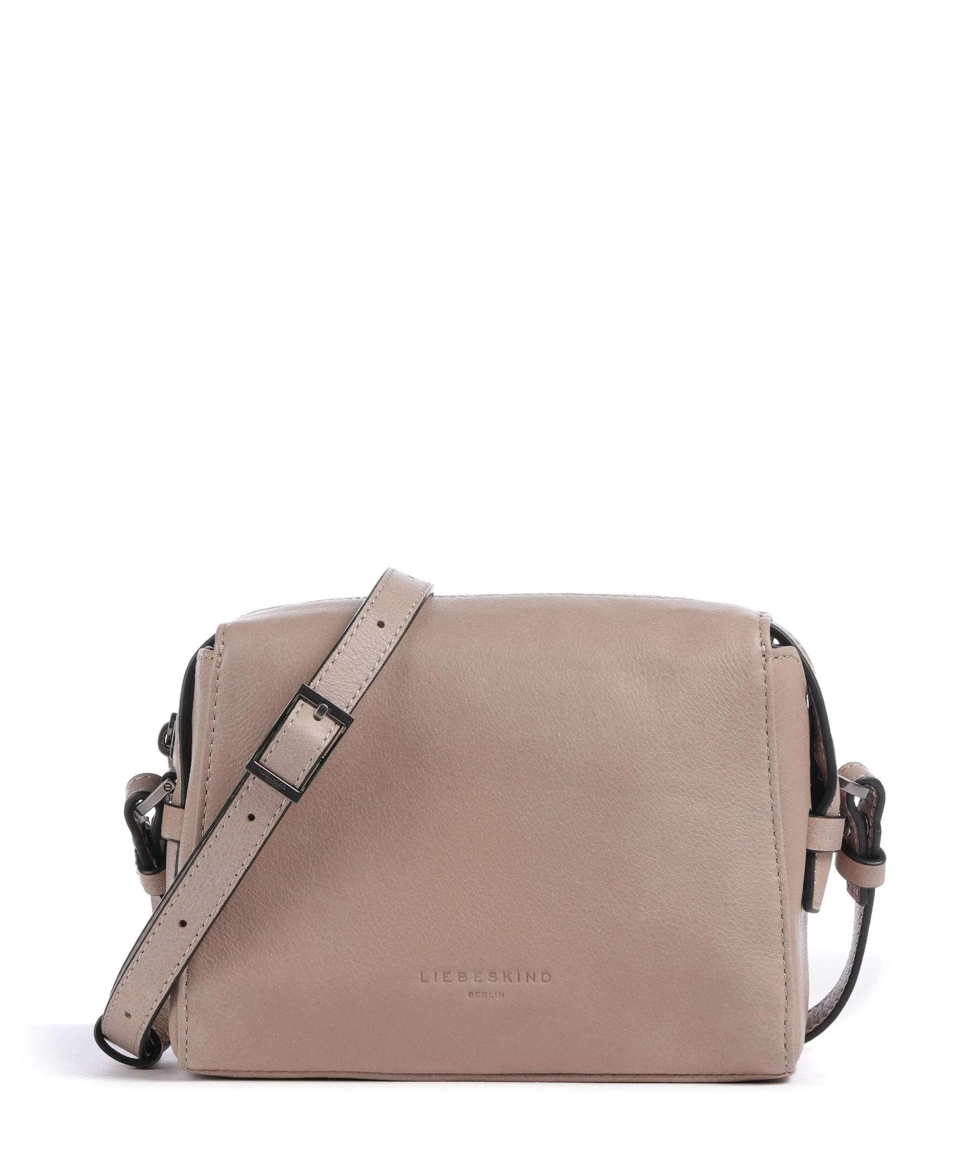  Liebeskind Lou 2 3D Leather S Borsa a tracolla pelle di vacchetta grana beige  