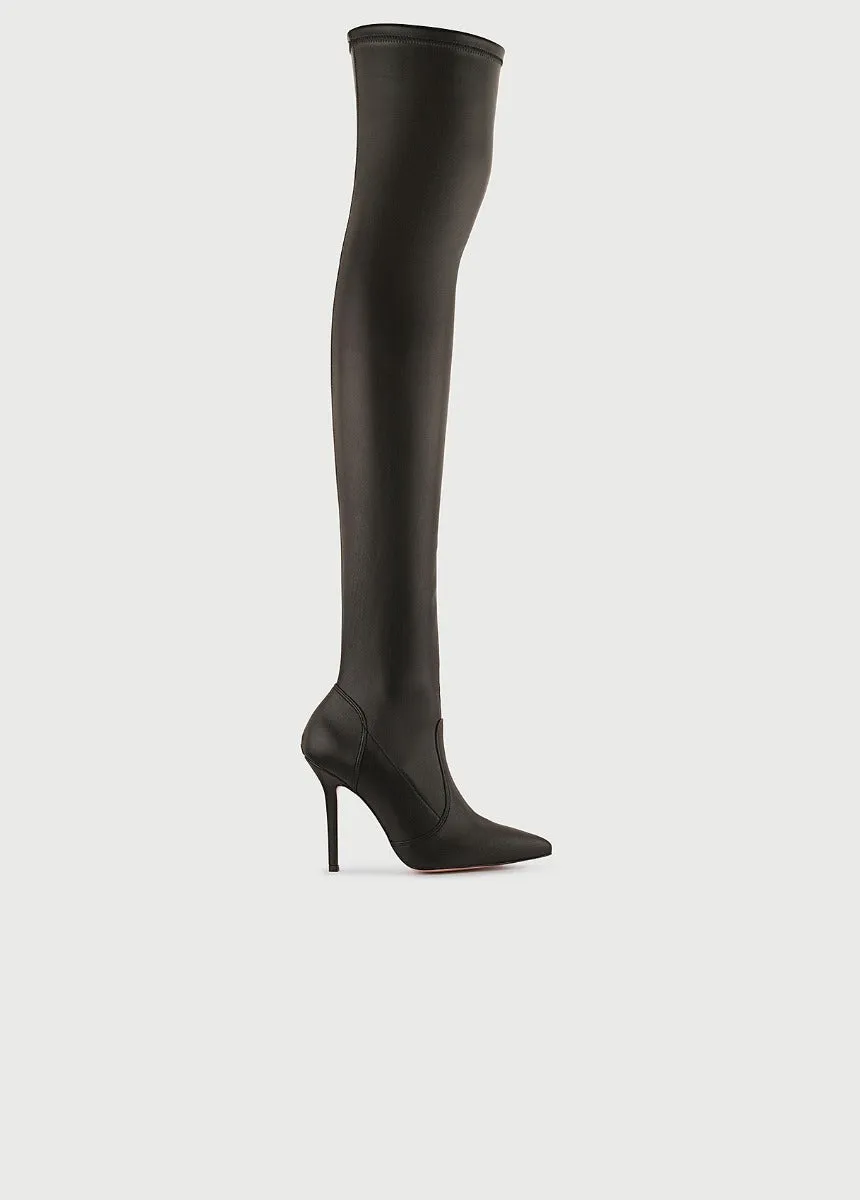 Liu-Jo stivale tacco alto 10,5cm pelle Black rif.671