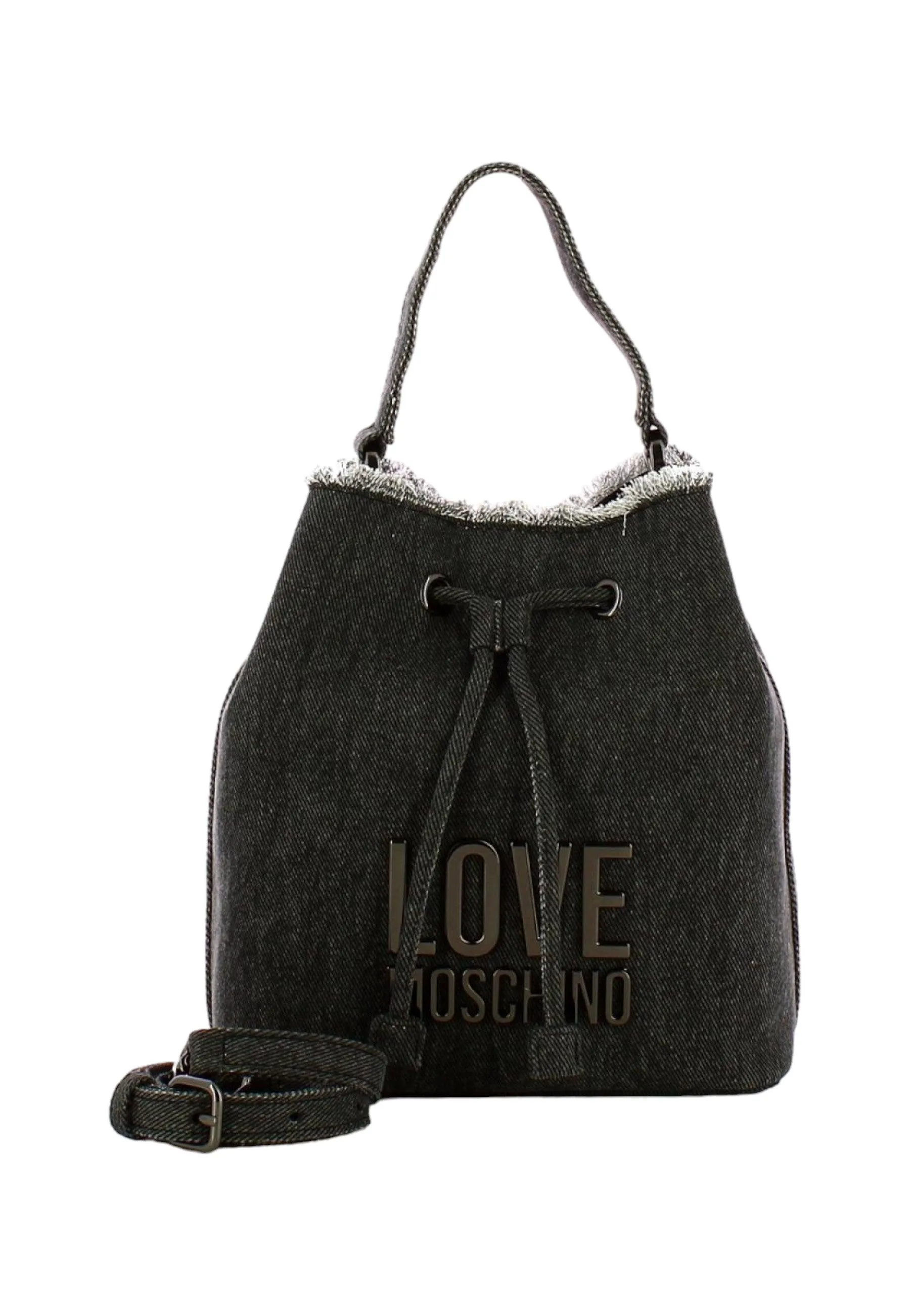 LOVE MOSCHINO Borsa Tracolla Bucket Donna Nero JC4318PP0IKQ0000