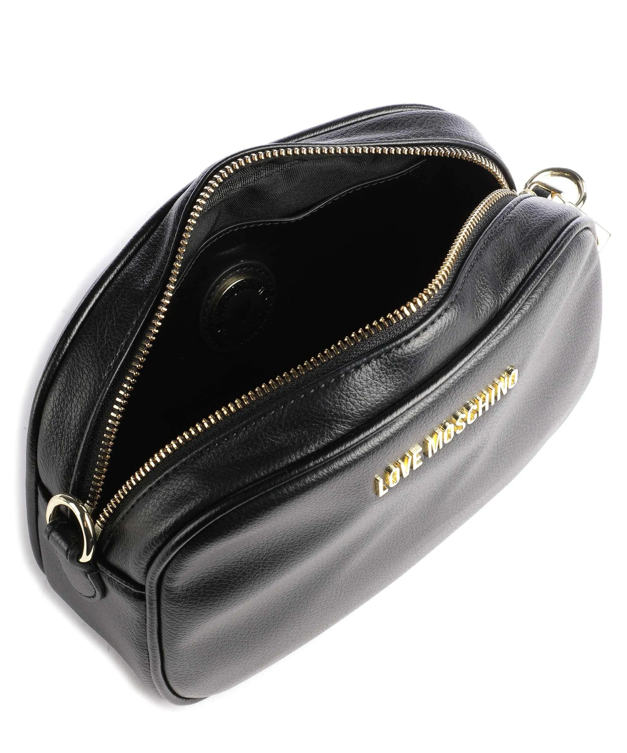  Love Moschino Pouch Charm Borsa a tracolla pelle sintetica nero  
