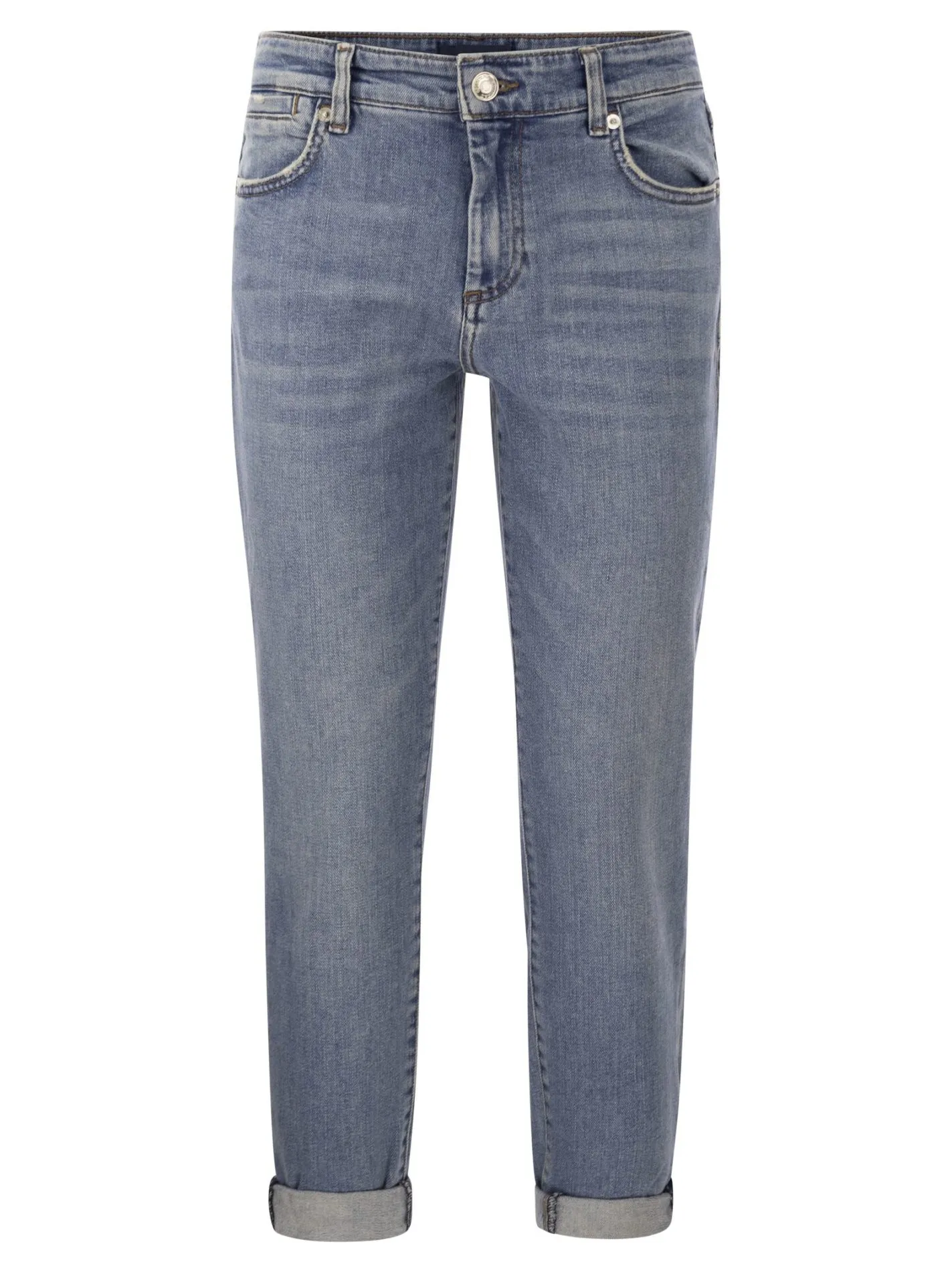 LUCHINO – Denim a sigaretta a vita bassa