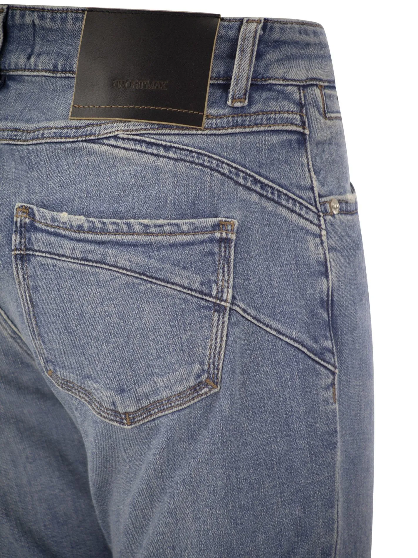 LUCHINO – Denim a sigaretta a vita bassa