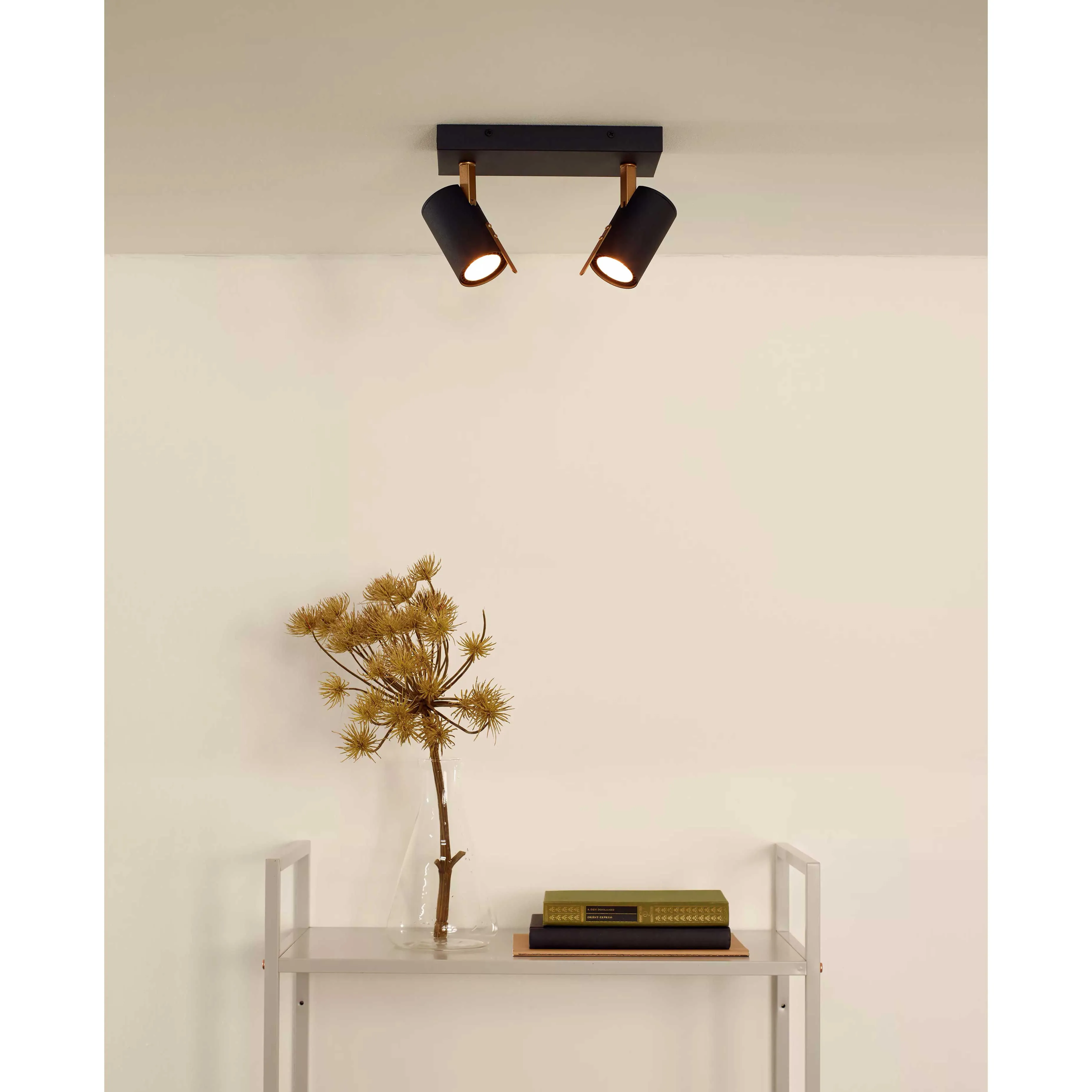 Lucide  Faretto a LED dimmerabile struttura in metallo con doppio diffusore orientabile Grony - 5W - 3000k Luce Calda