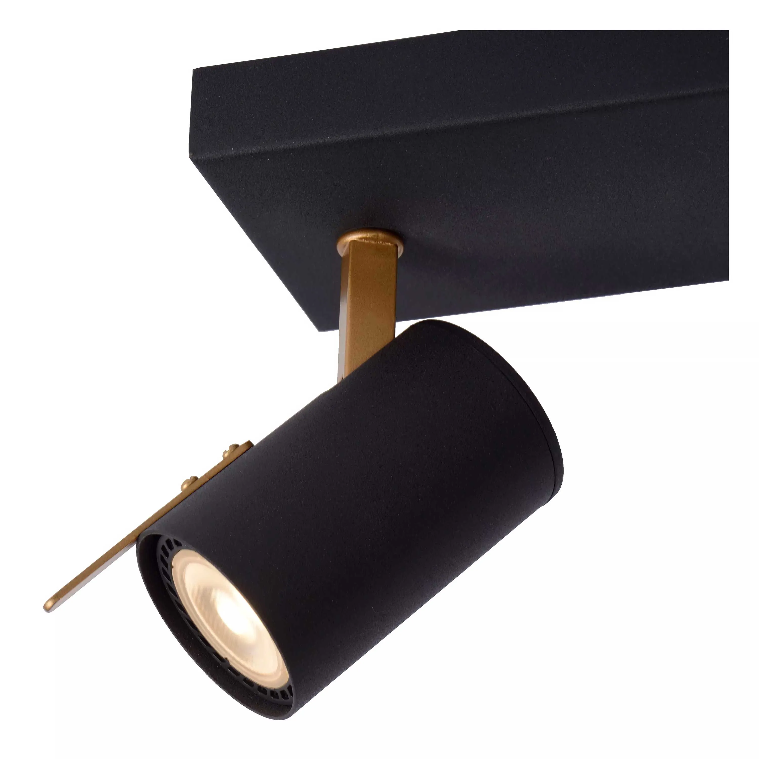 Lucide  Faretto a LED dimmerabile struttura in metallo con doppio diffusore orientabile Grony - 5W - 3000k Luce Calda